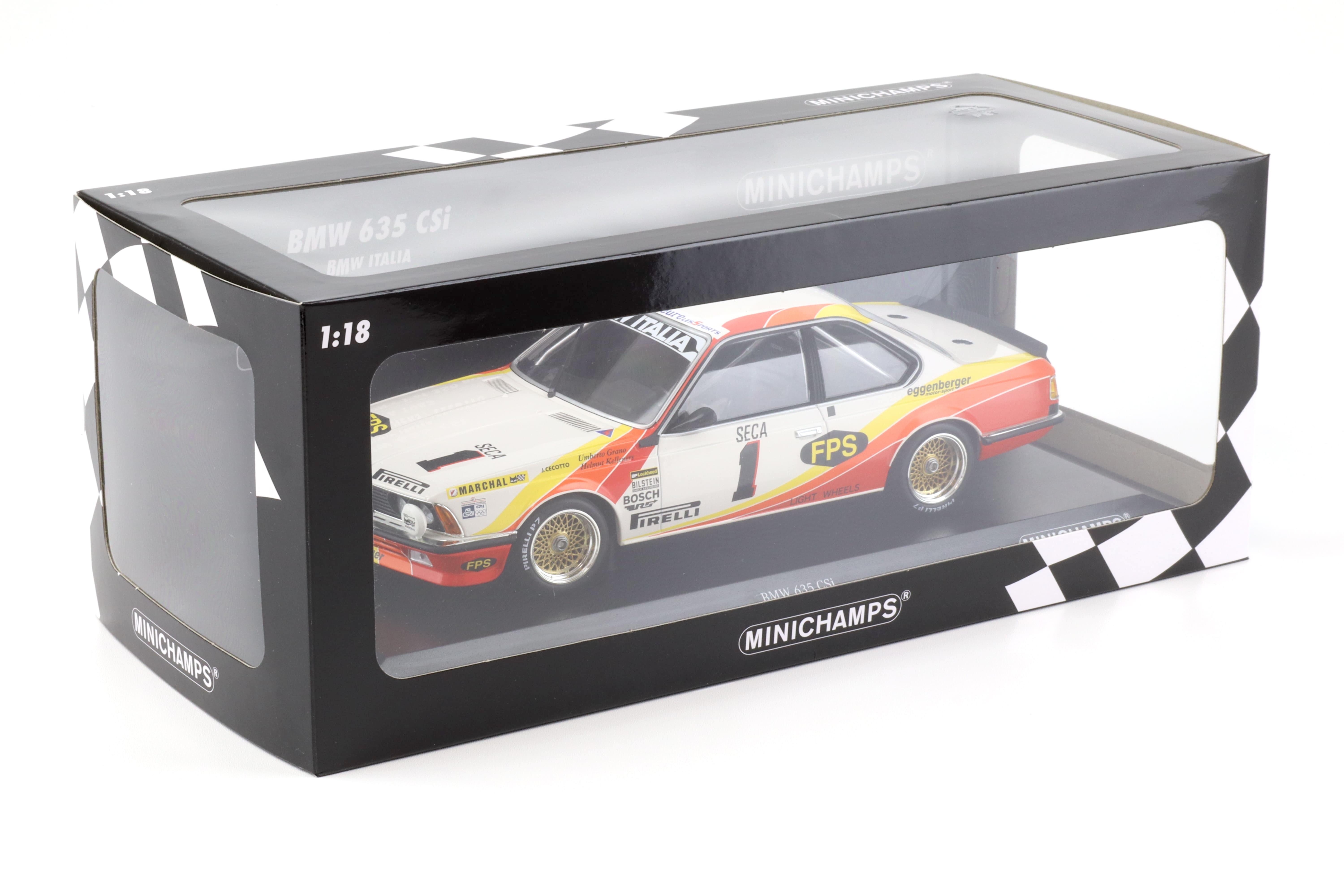 1:18 Minichamps BMW 635 CSI BMW Italia 24h SPA 1983 Cecotto/Kelleners/Grano