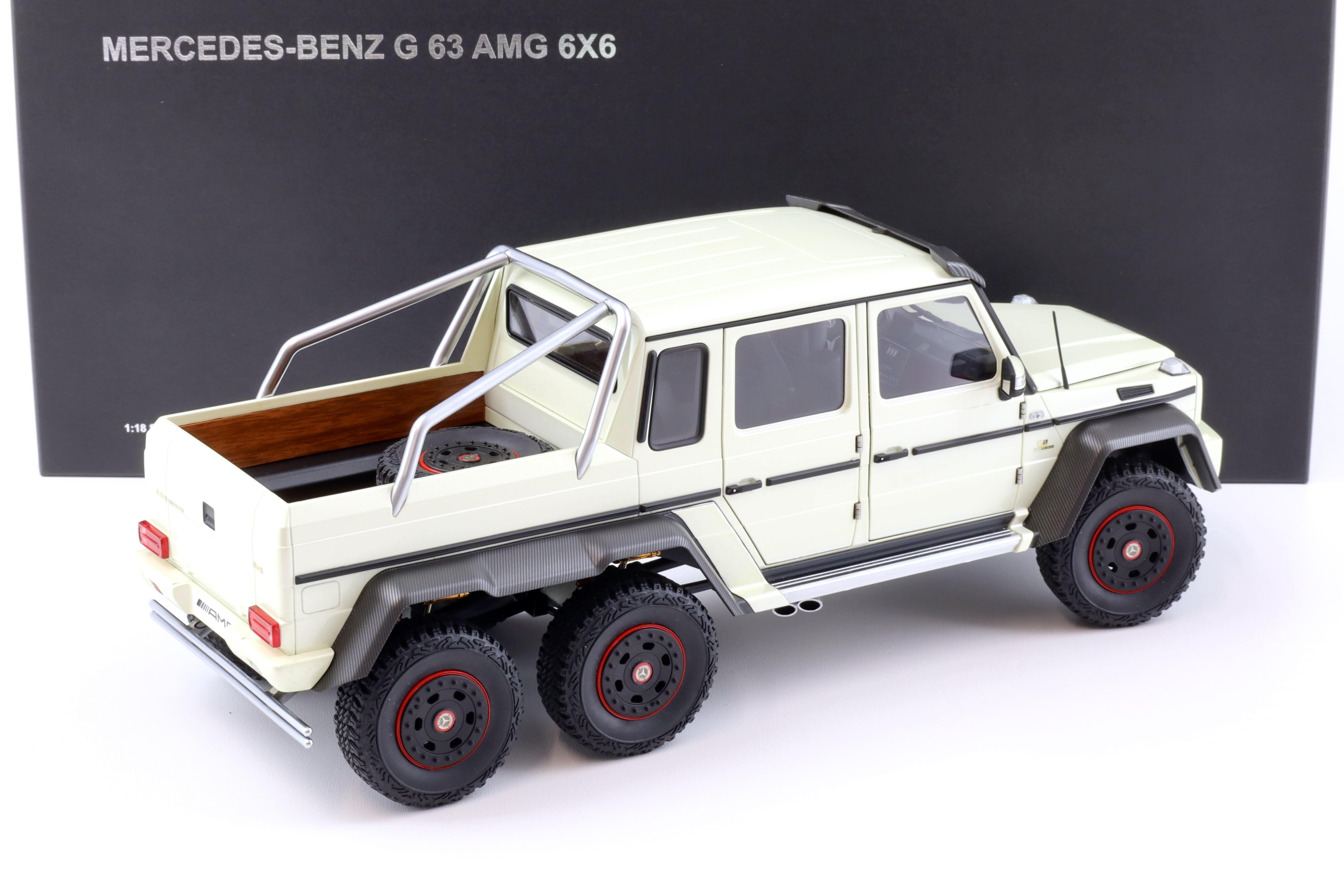 1:18 AUTOart 2013 Mercedes G63 AMG 6x6 Designo Diamond white 76307