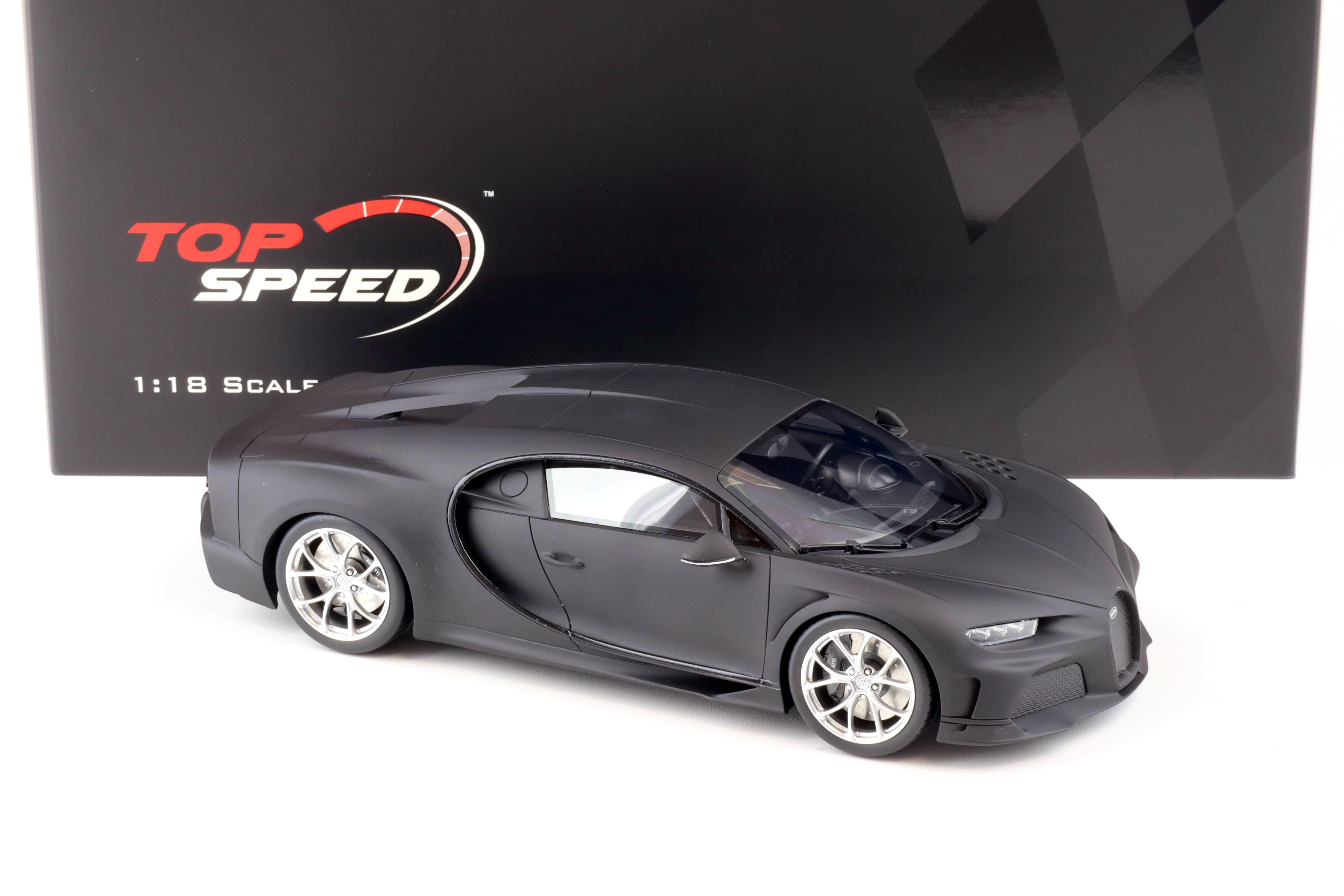 1:18 Top Speed Bugatti Chiron Super Sport 300+ matt black TS0346