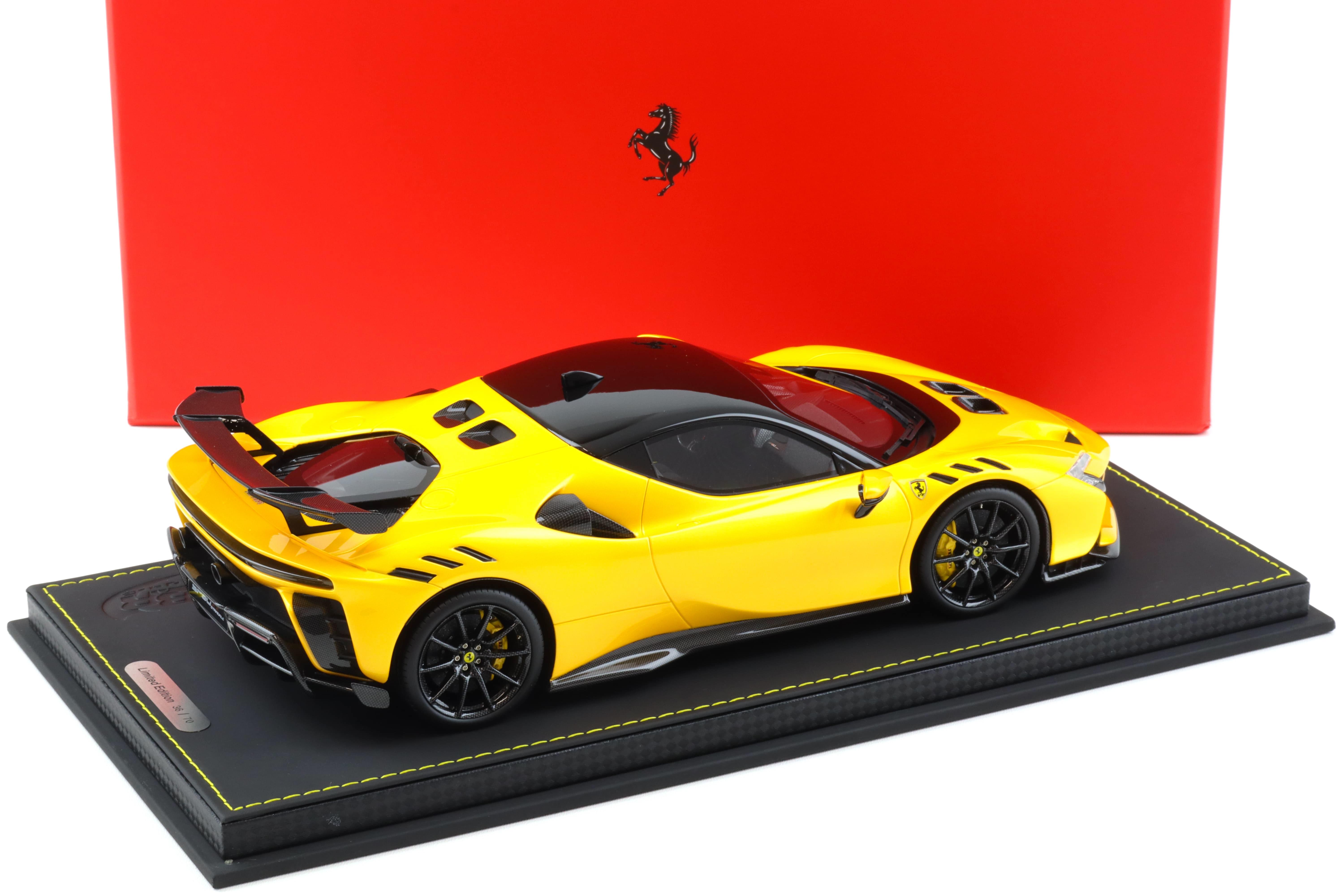 1:18 BBR Ferrari SF90 XX Stradale Giallo Tristrato with Showcase - Limited 70 pcs.