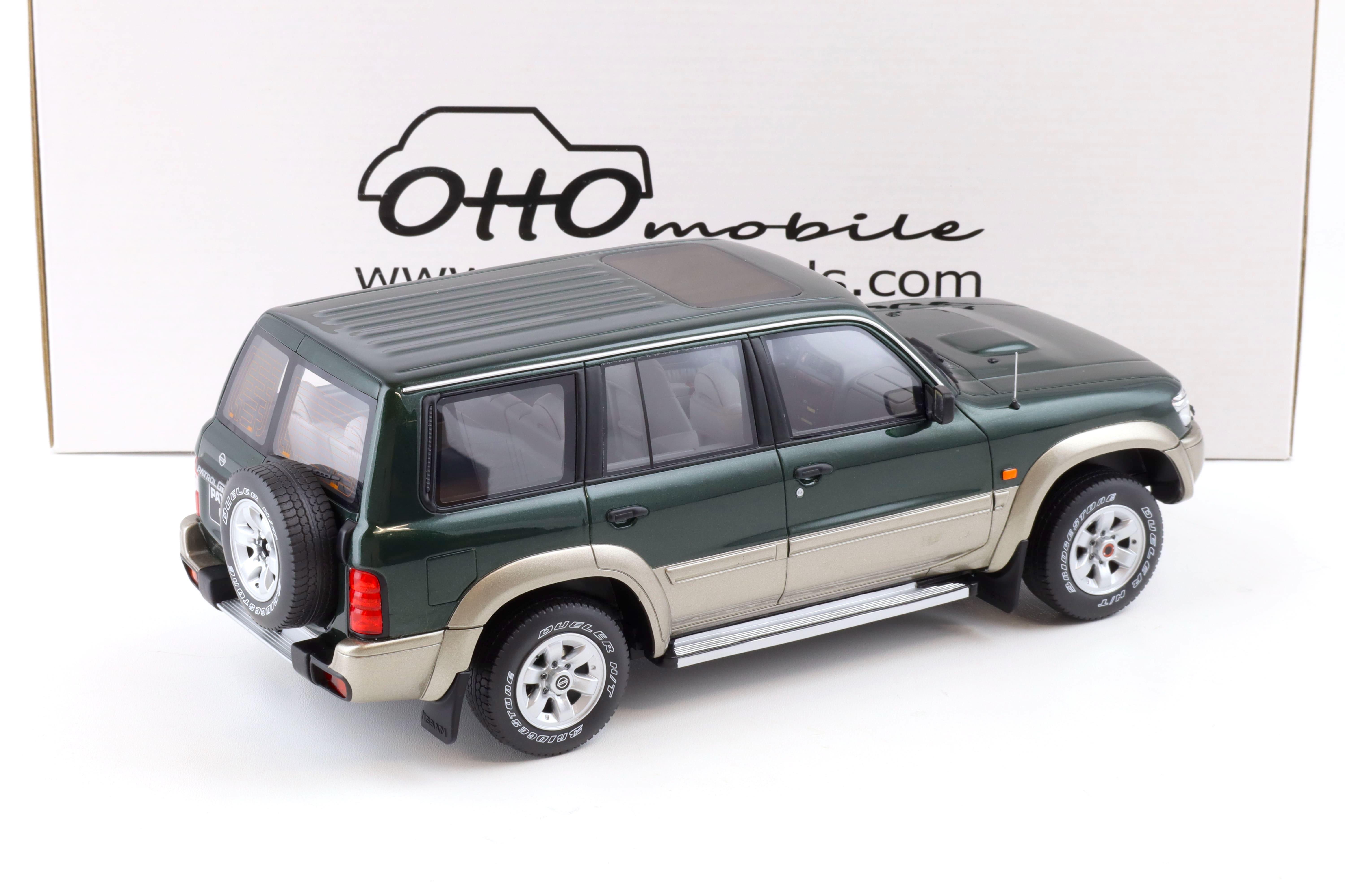 1:18 OTTO mobile OT433 Nissan Patrol GR Y61 green metallic 1998