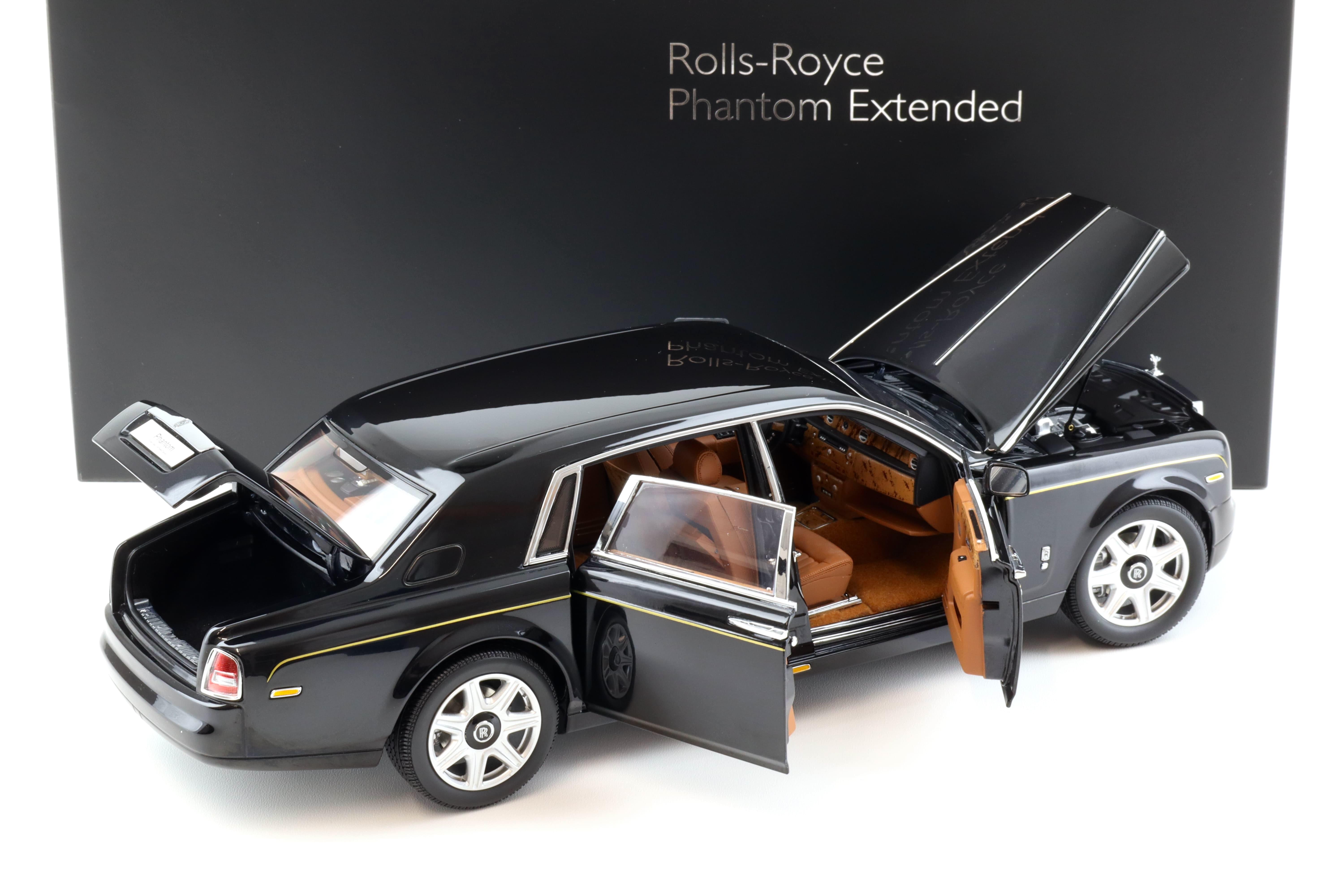 1:18 Kyosho Rolls Royce Phantom EWB Extended Wheelbase 2012 Diamond black