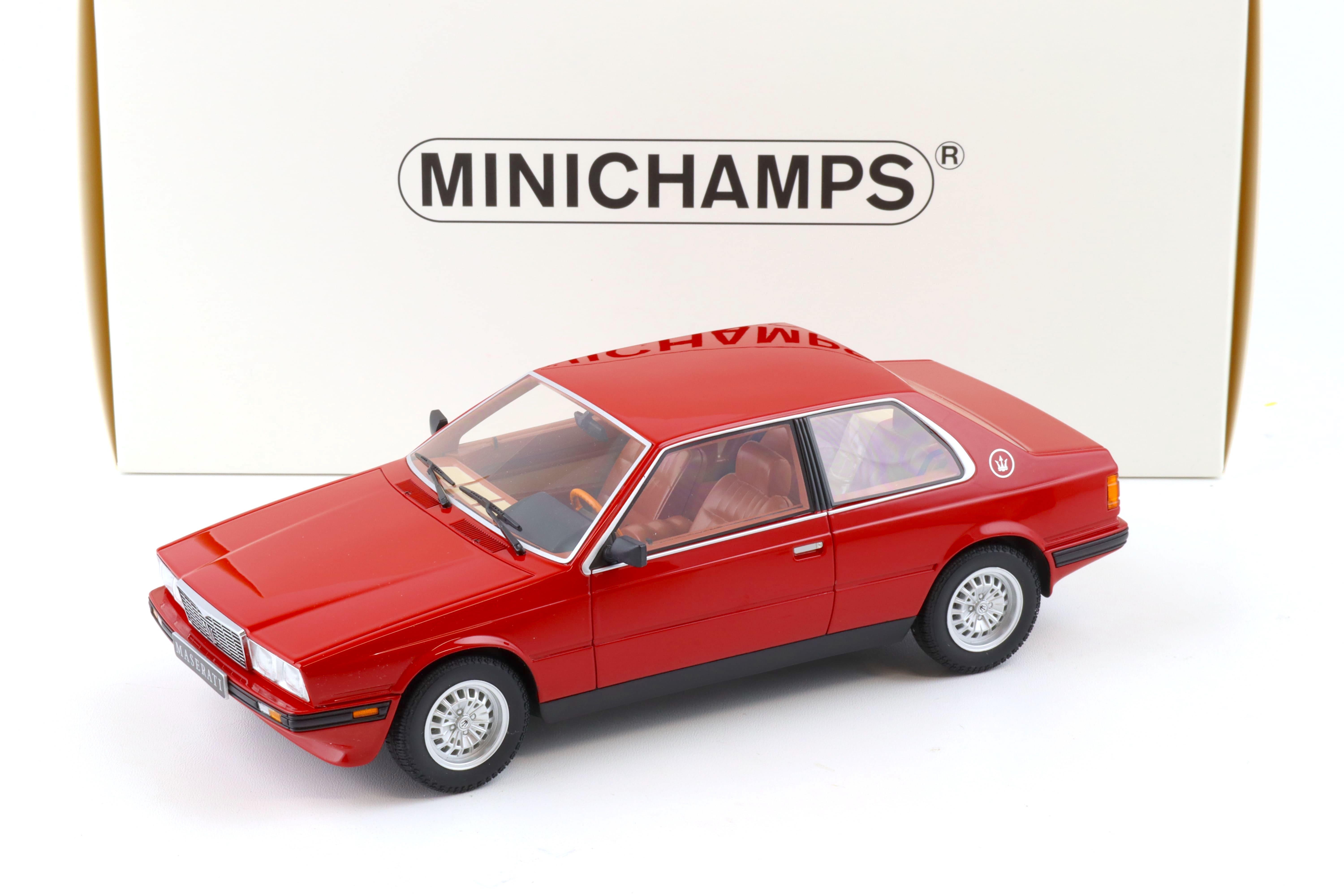 1:18 Minichamps Maserati BiTurbo Coupe 1982 red