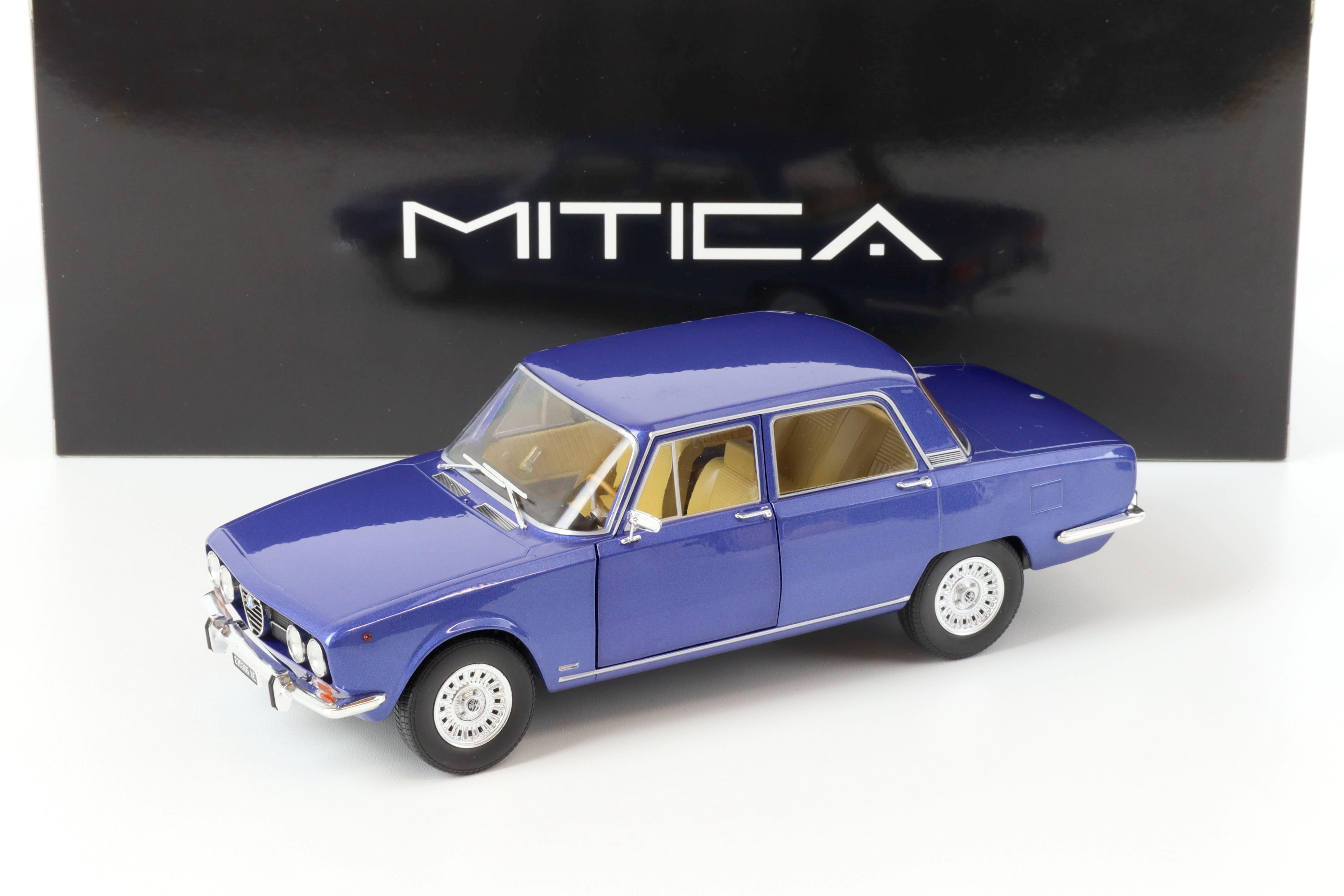 1:18 MITICA 1971 Alfa Romeo 2000 Berlina blue Pervinca metallic 349