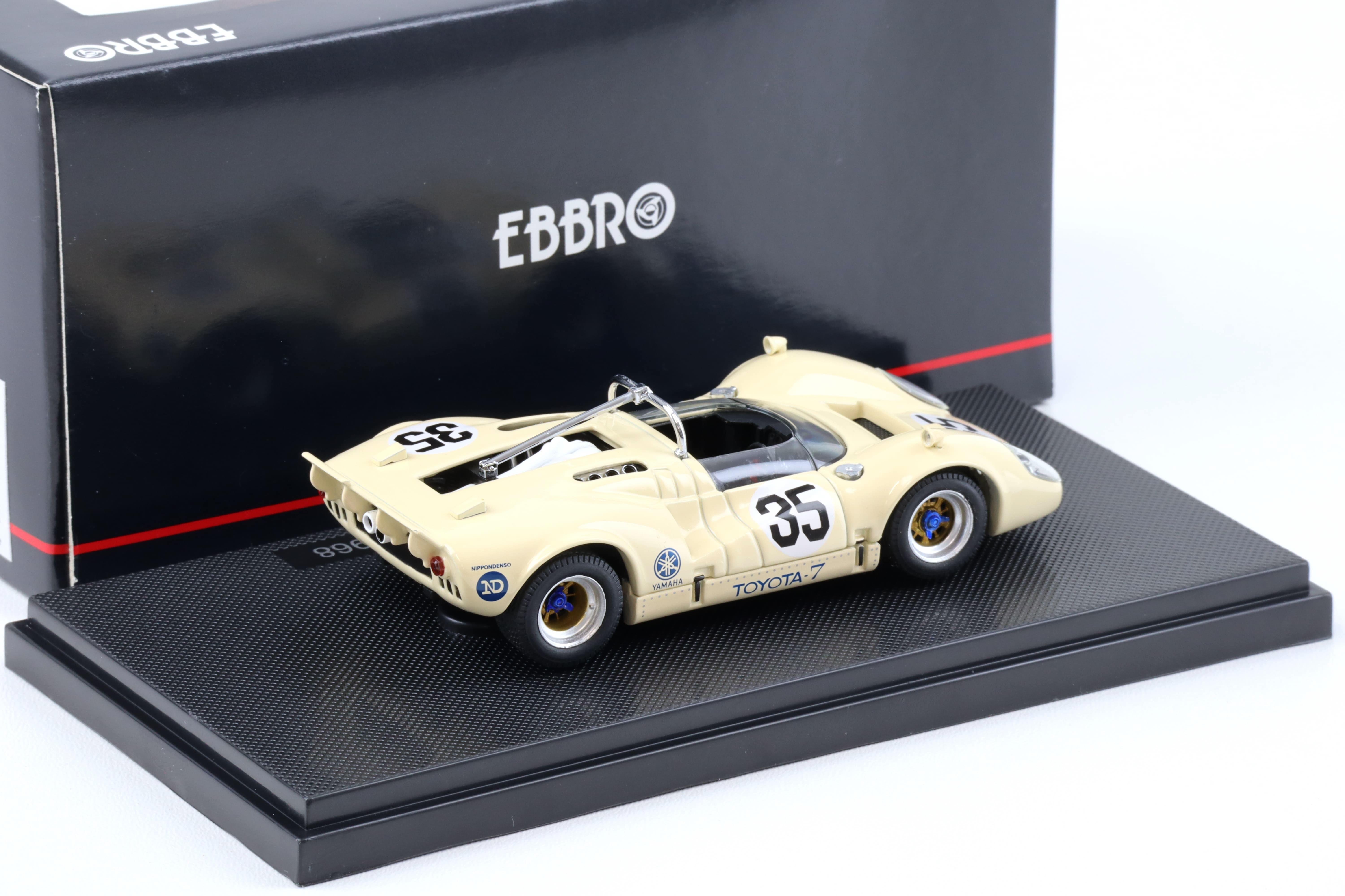 1:43 Ebbro Toyota 7 Japan Can Am 1968 #35 light yellow