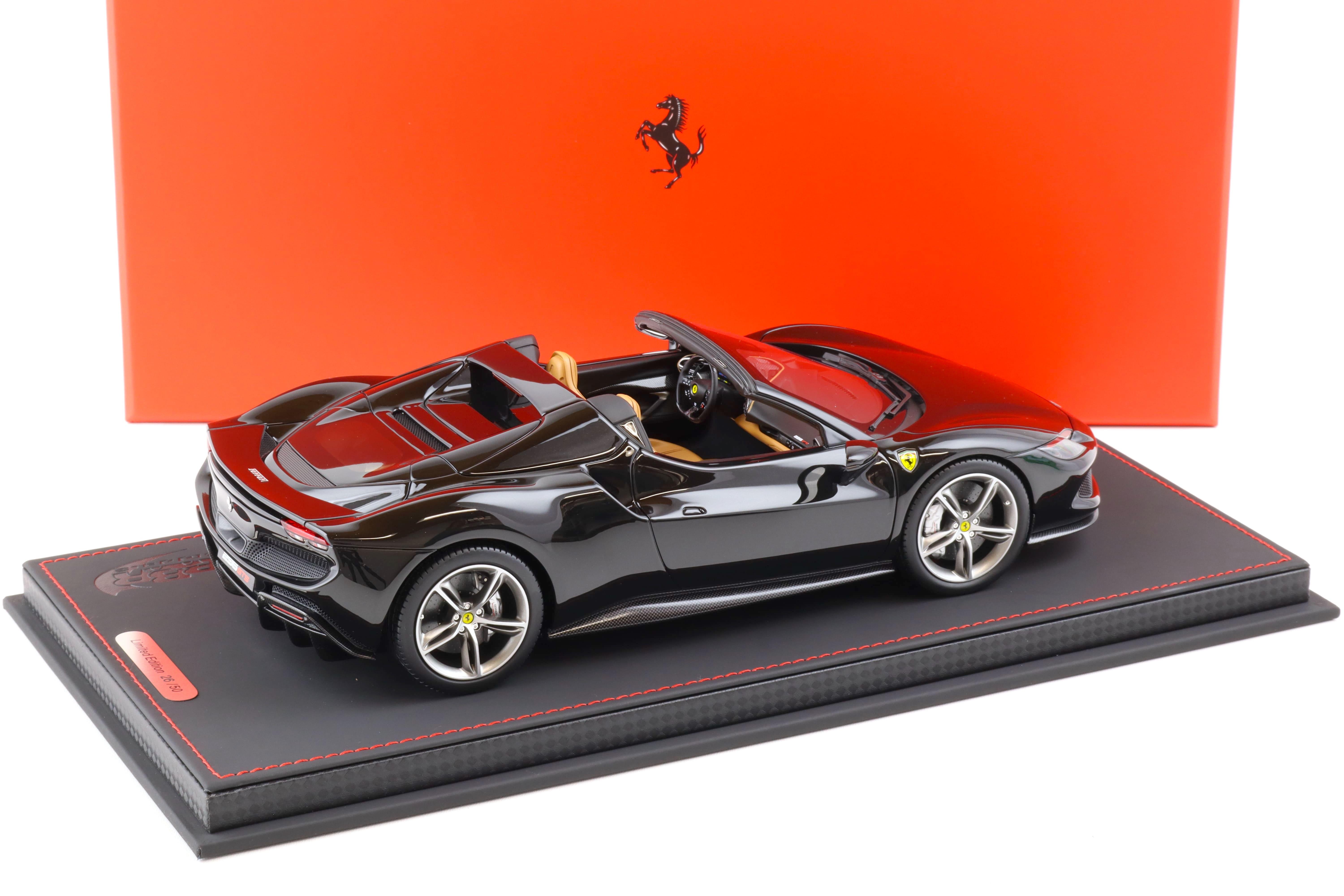 1:18 BBR Ferrari 296 GTS New Black Daytona - Limited 50 pcs.