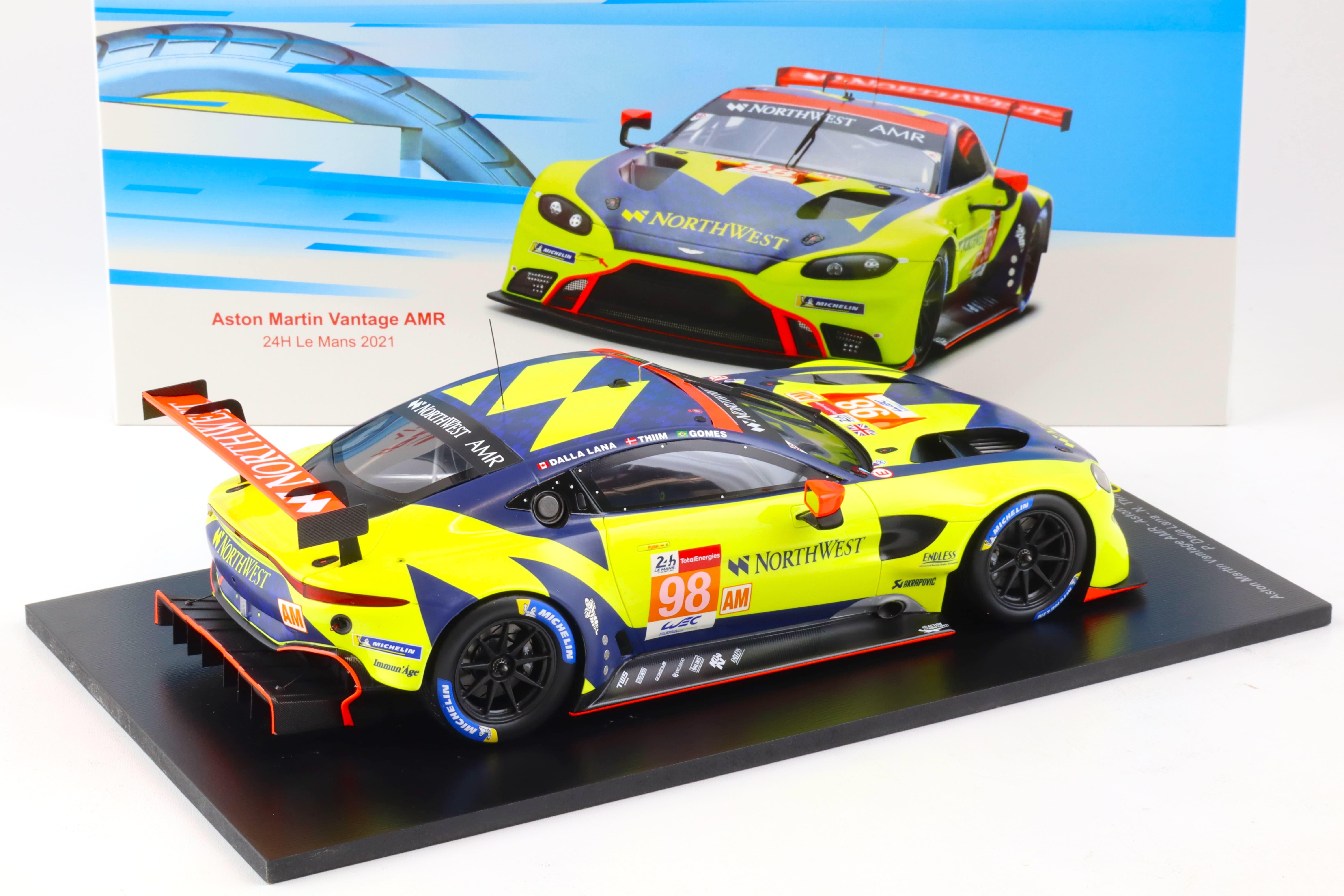 1:18 Spark Aston Martin Vantage AMR #98 Le Mans 2021 Dalla Lana/ Thiim/ Gomes