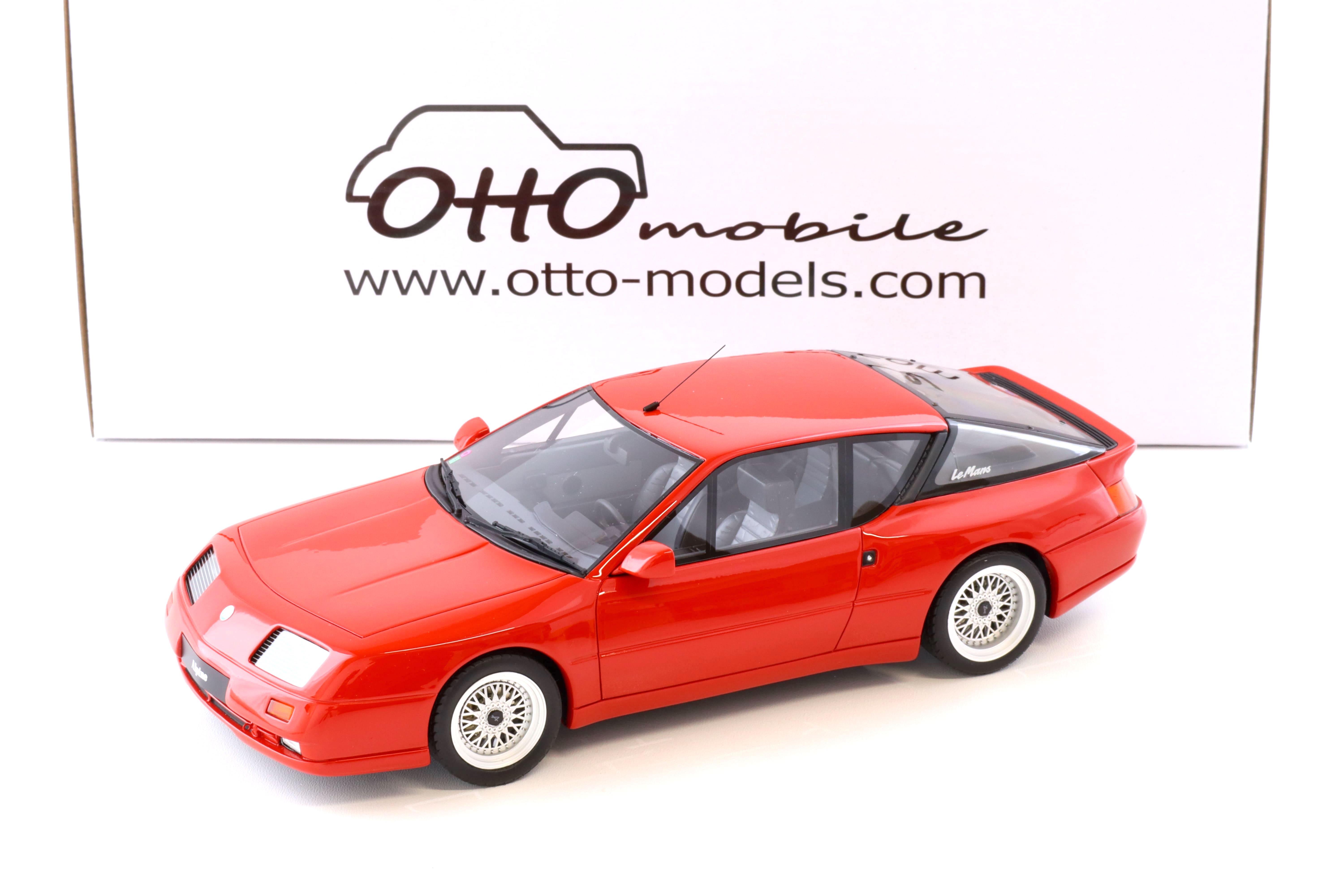 1:18 OTTO mobile OT969 Alpine GTA Le Mans Coupe 1991 red