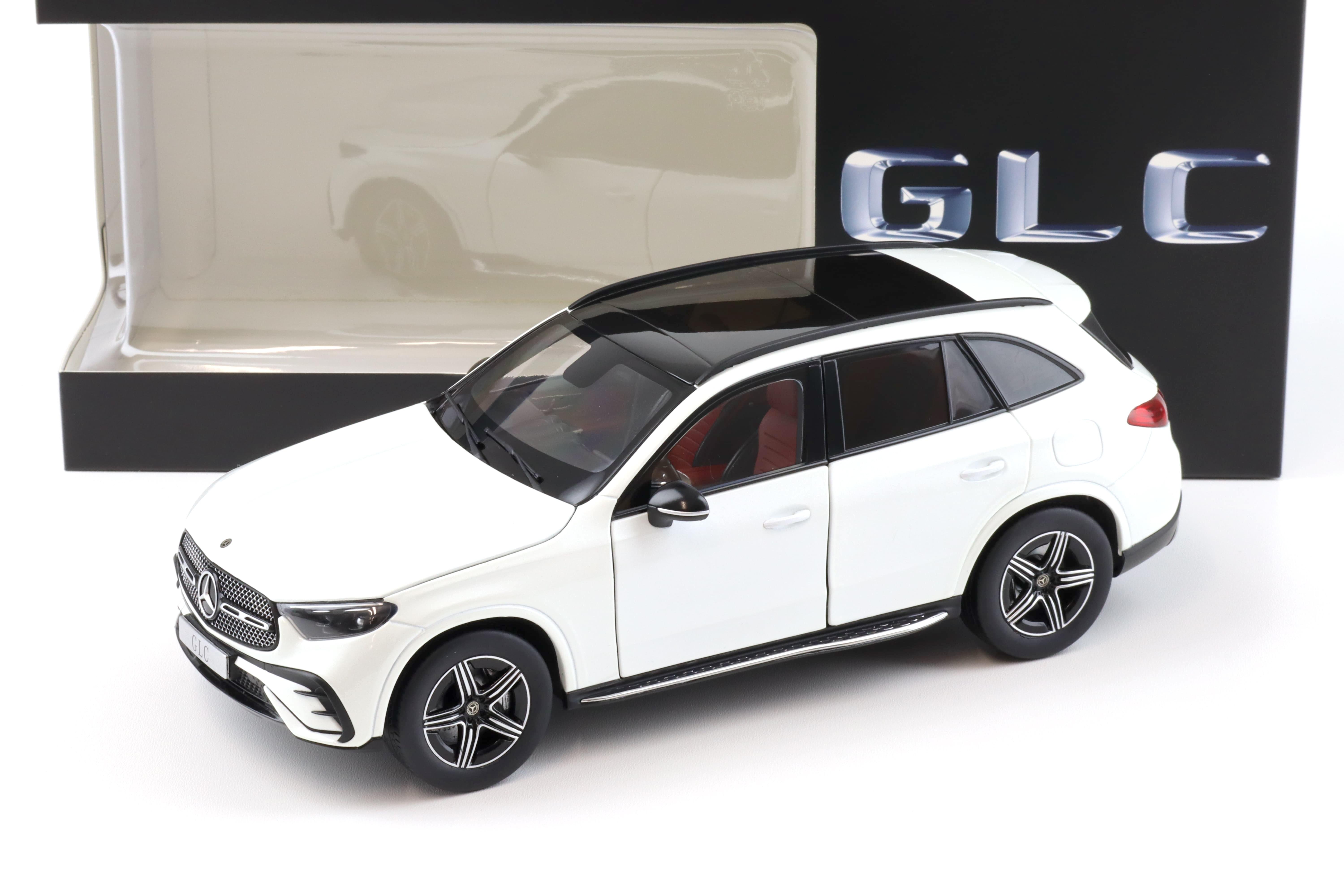 1:18 iScale Mercedes GLC AMG Line X254 SUV 2024 opalithe white bright DEALER VERSION