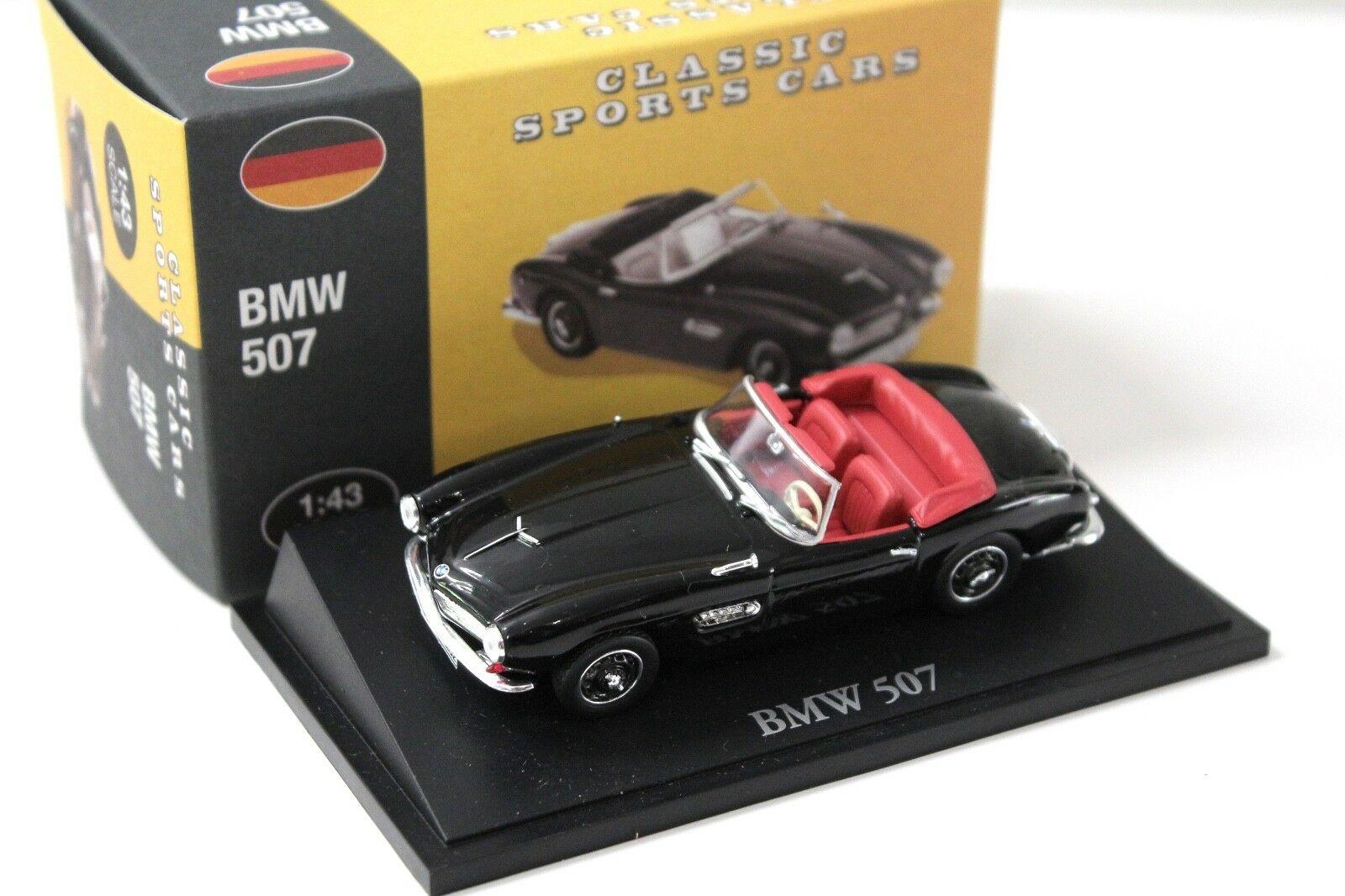 1:43 Atlas By Norev BMW 507 black Classic Sport Cars 