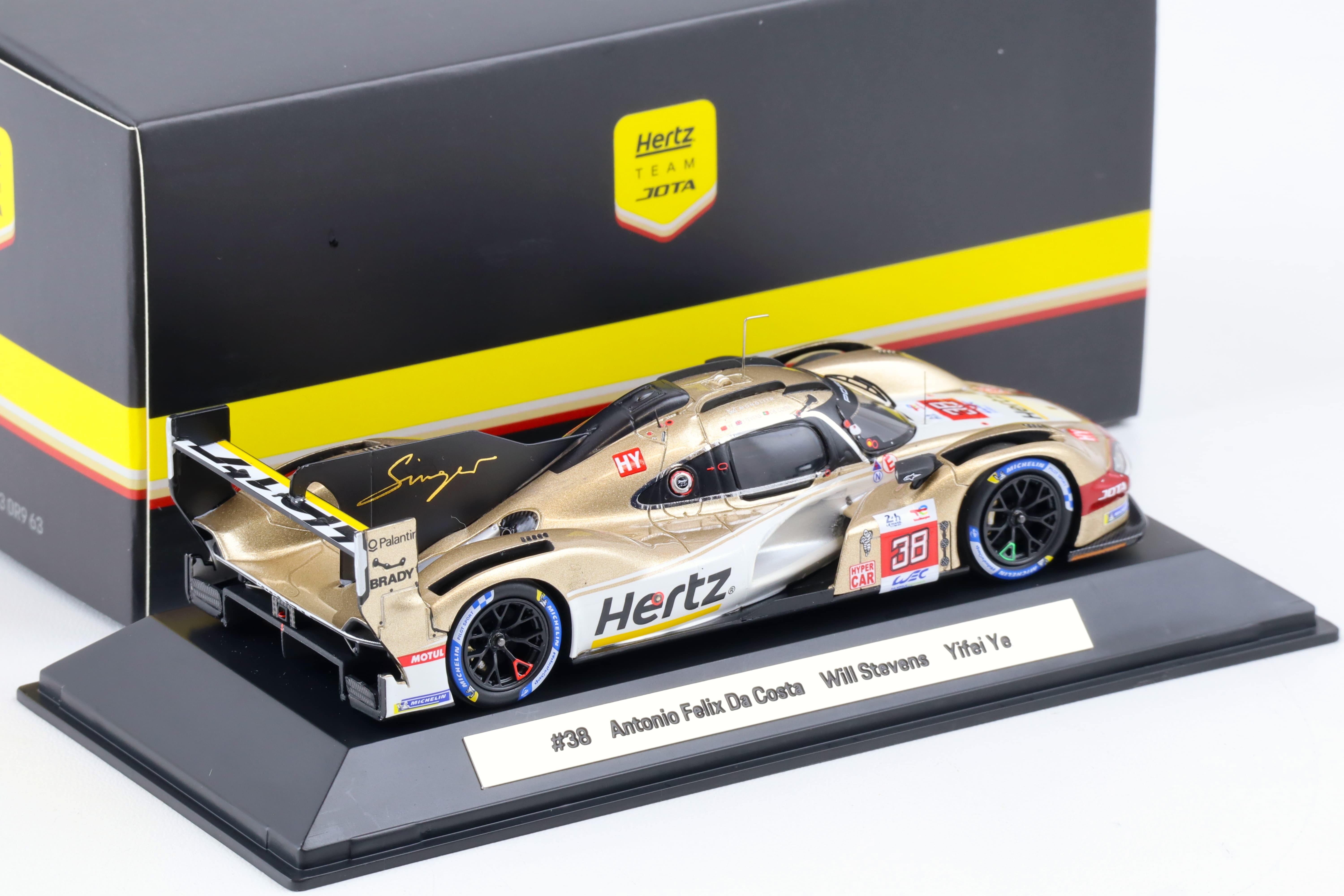 1:43 Spark Hertz Team JOTA Porsche 963 Le Mans 2023 Da Costa/Stevens #38 WAP DEALER