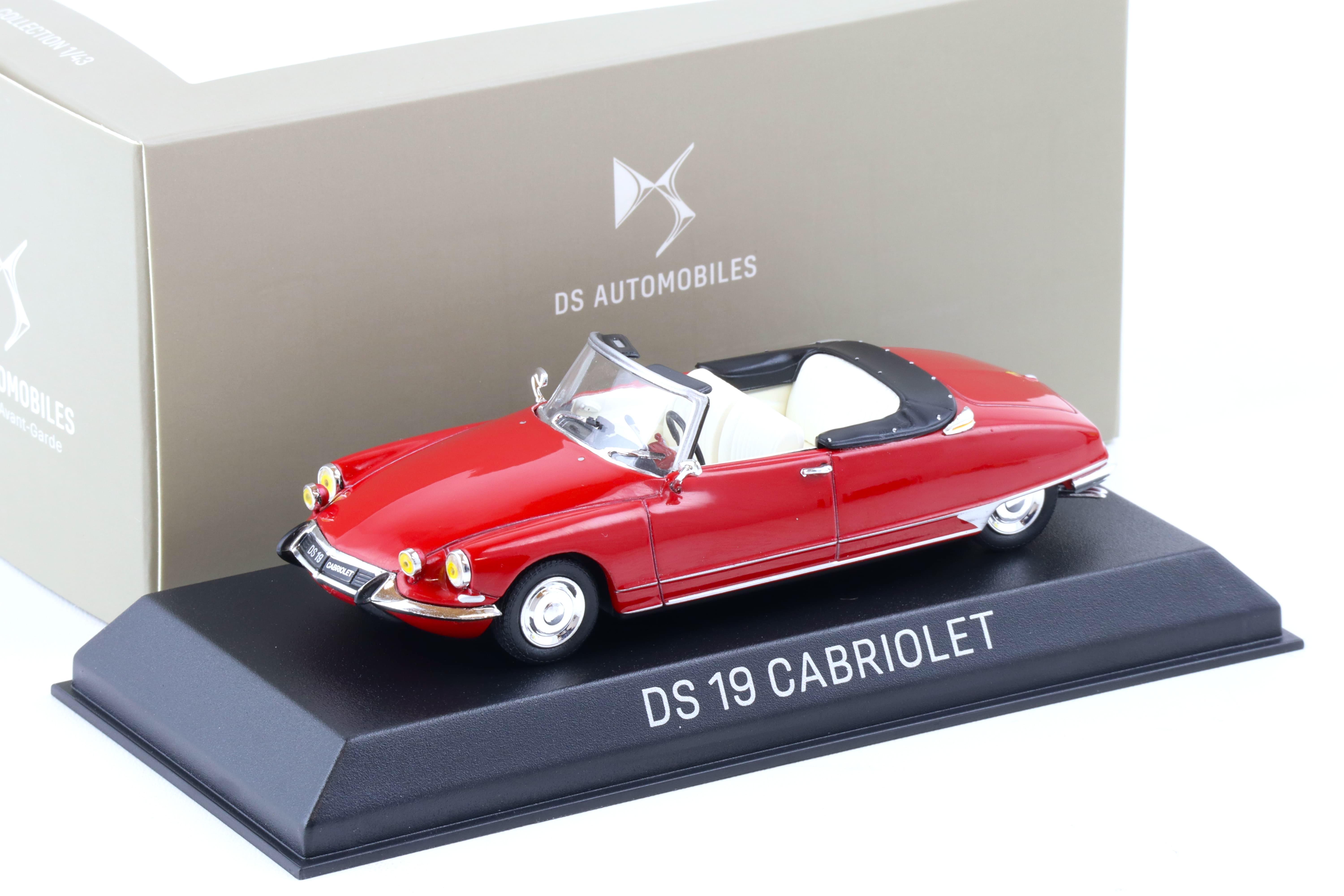 1:43 Norev Citroen DS 19 Cabriolet 1965 Karneol red DEALER VERSION