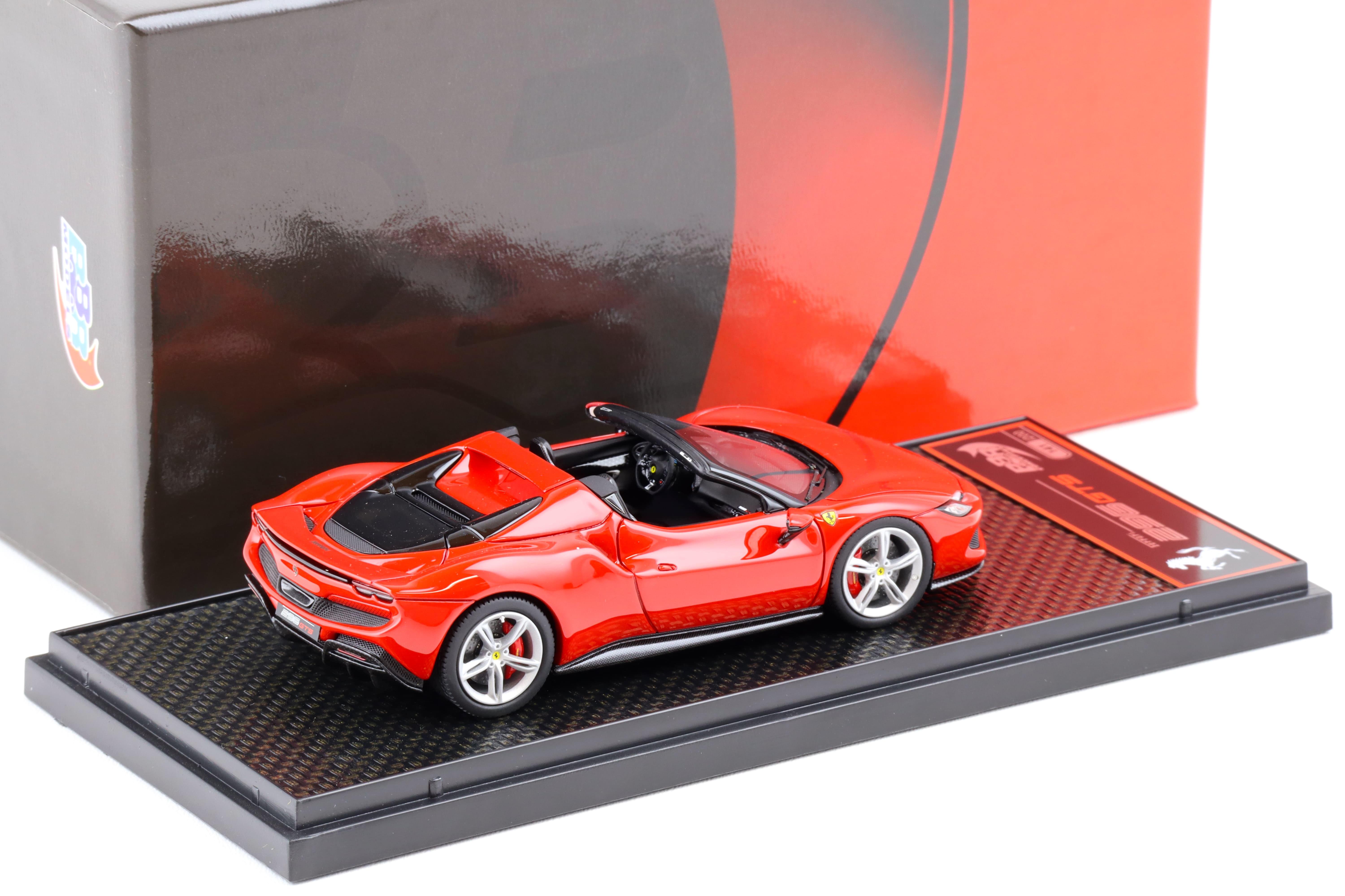 1:43 BBR Ferrari 296 GTS Spider Rosso Corsa 322 red - Limited 200 pcs.