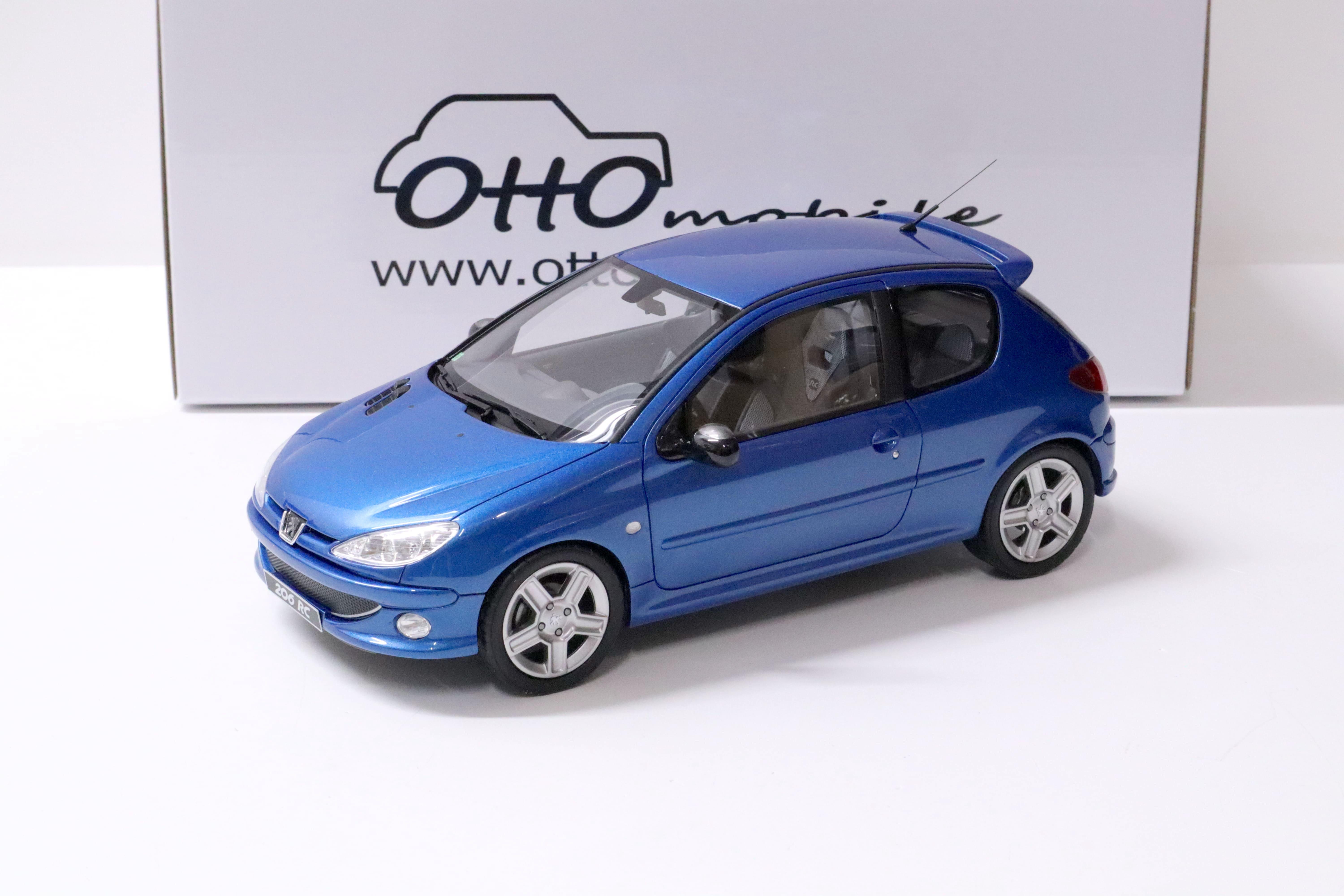 1:18 OTTO mobile OT917 Peugeot 206 RC Recife blue 2003
