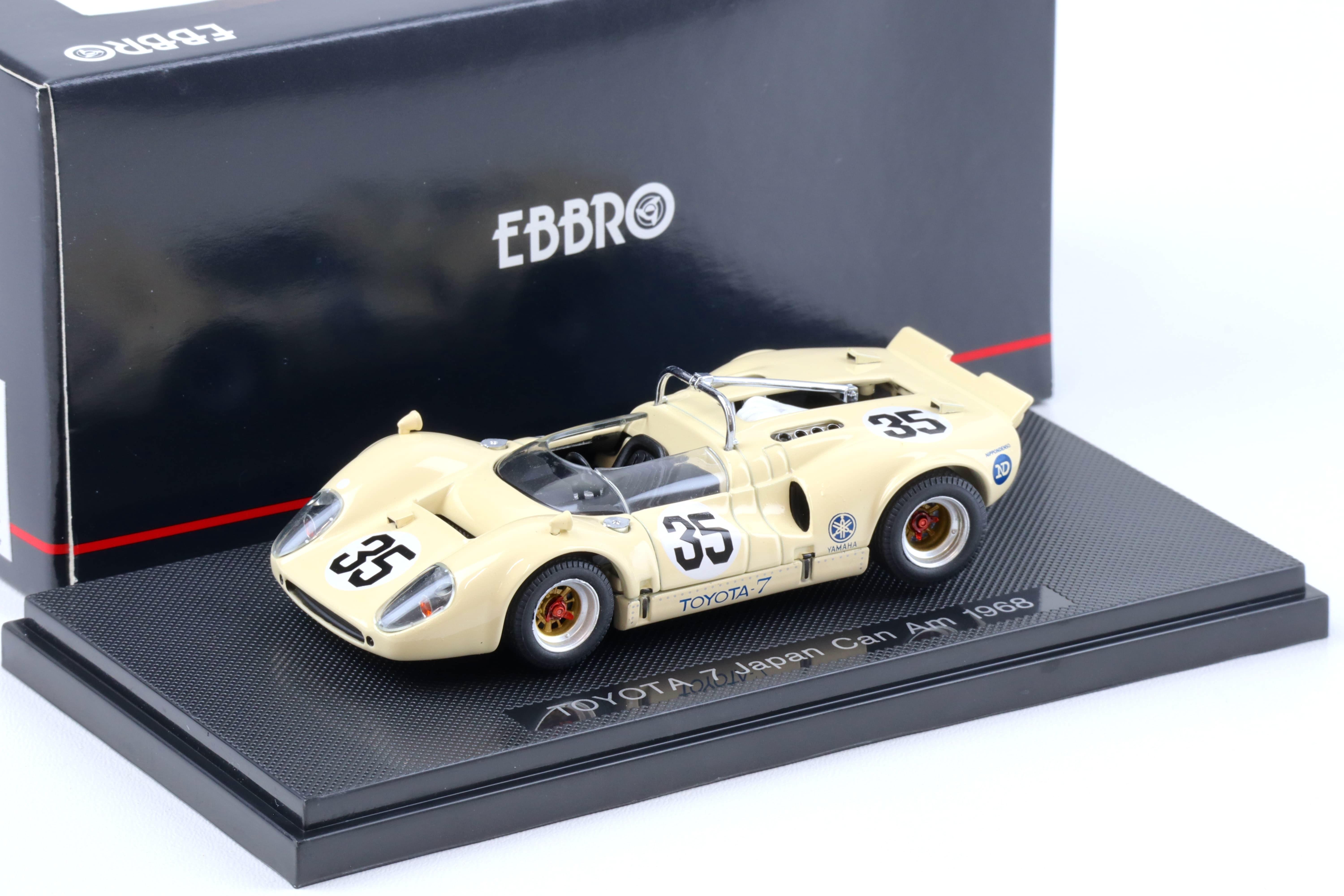 1:43 Ebbro Toyota 7 Japan Can Am 1968 #35 light yellow