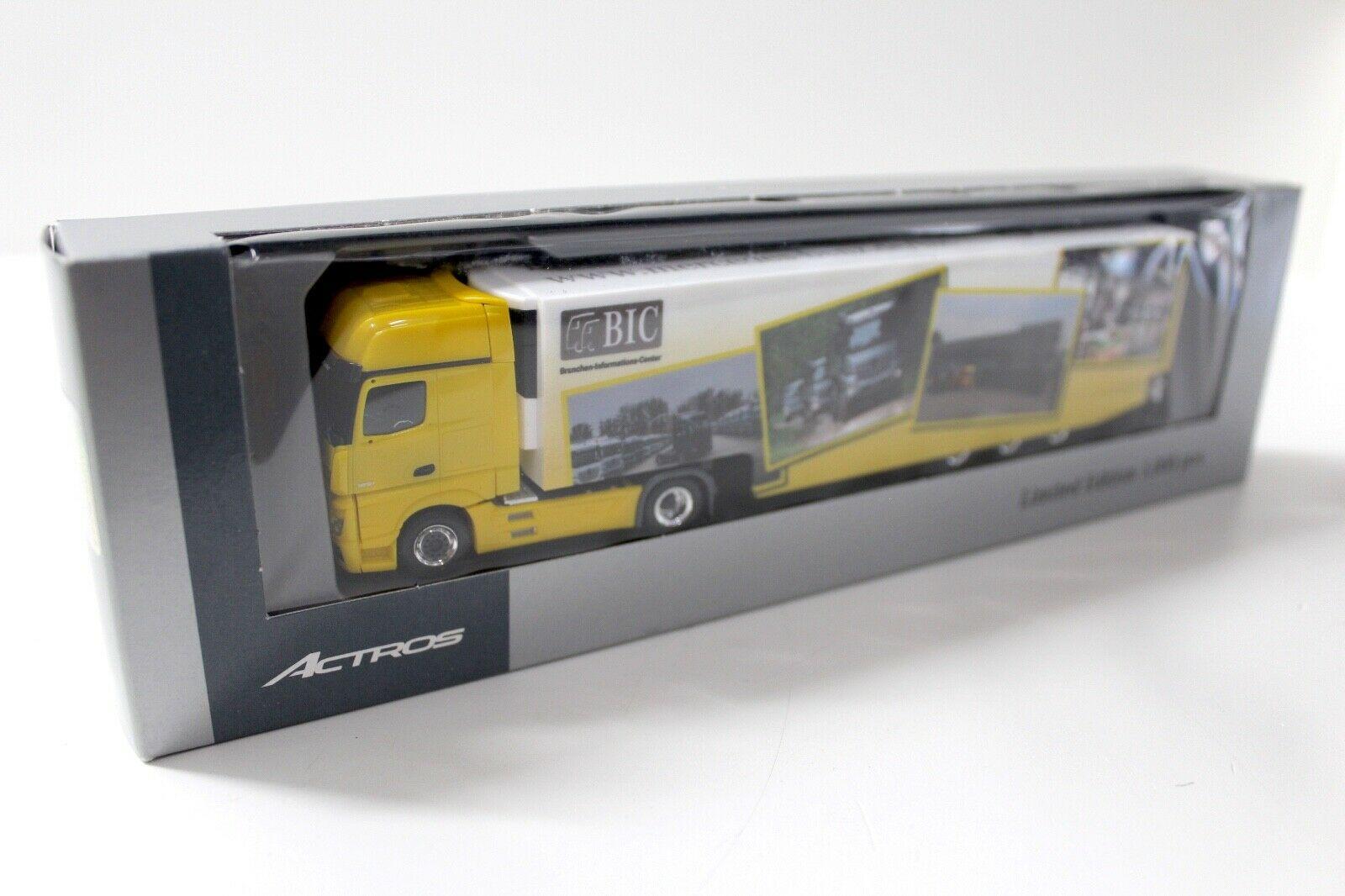 1:87 Herpa Mercedes Actros FH25 GigaSpace Sattelzug "BIC" DEALER VERSION