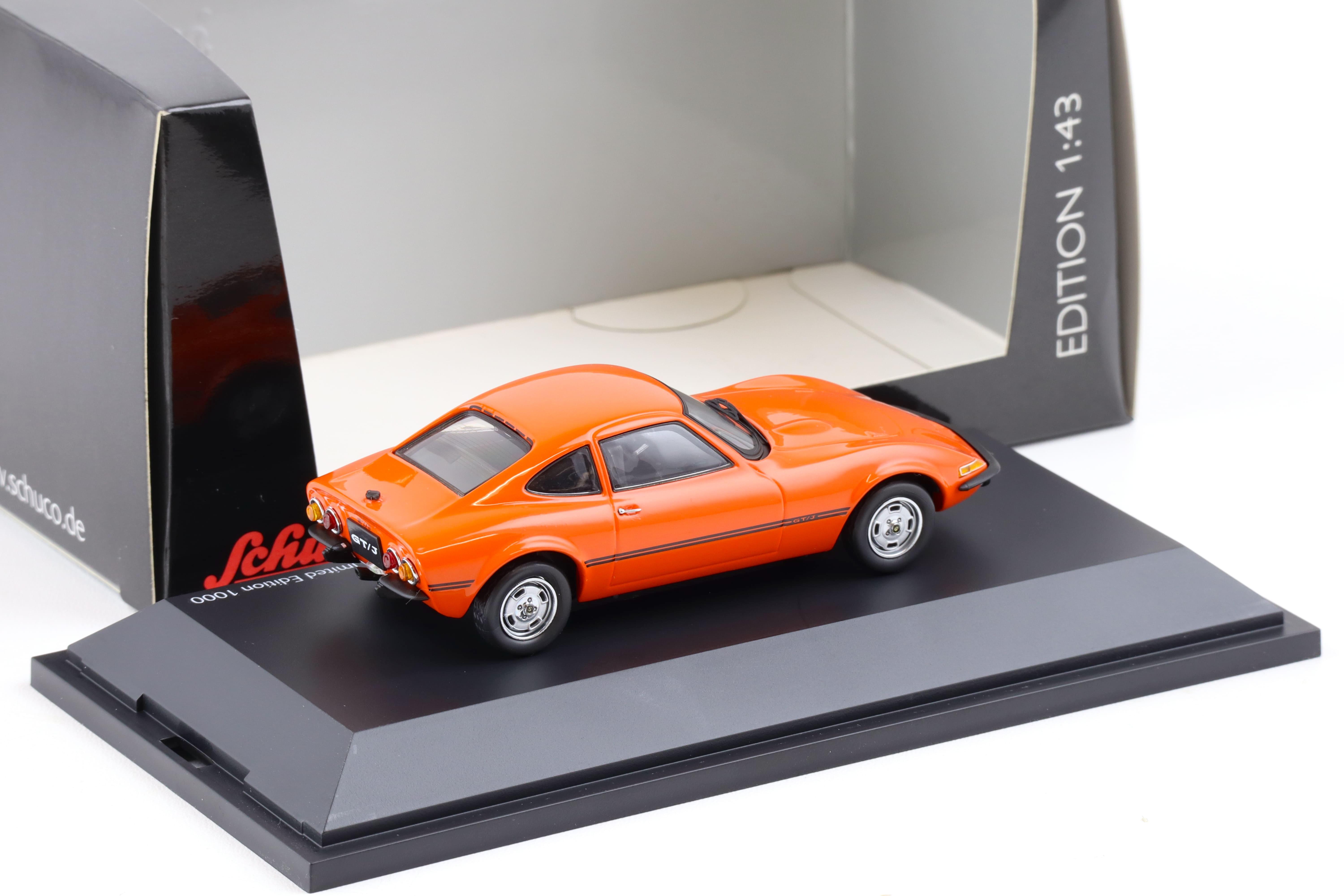 1:43 Schuco Opel GT/J Coupe orange/ red 