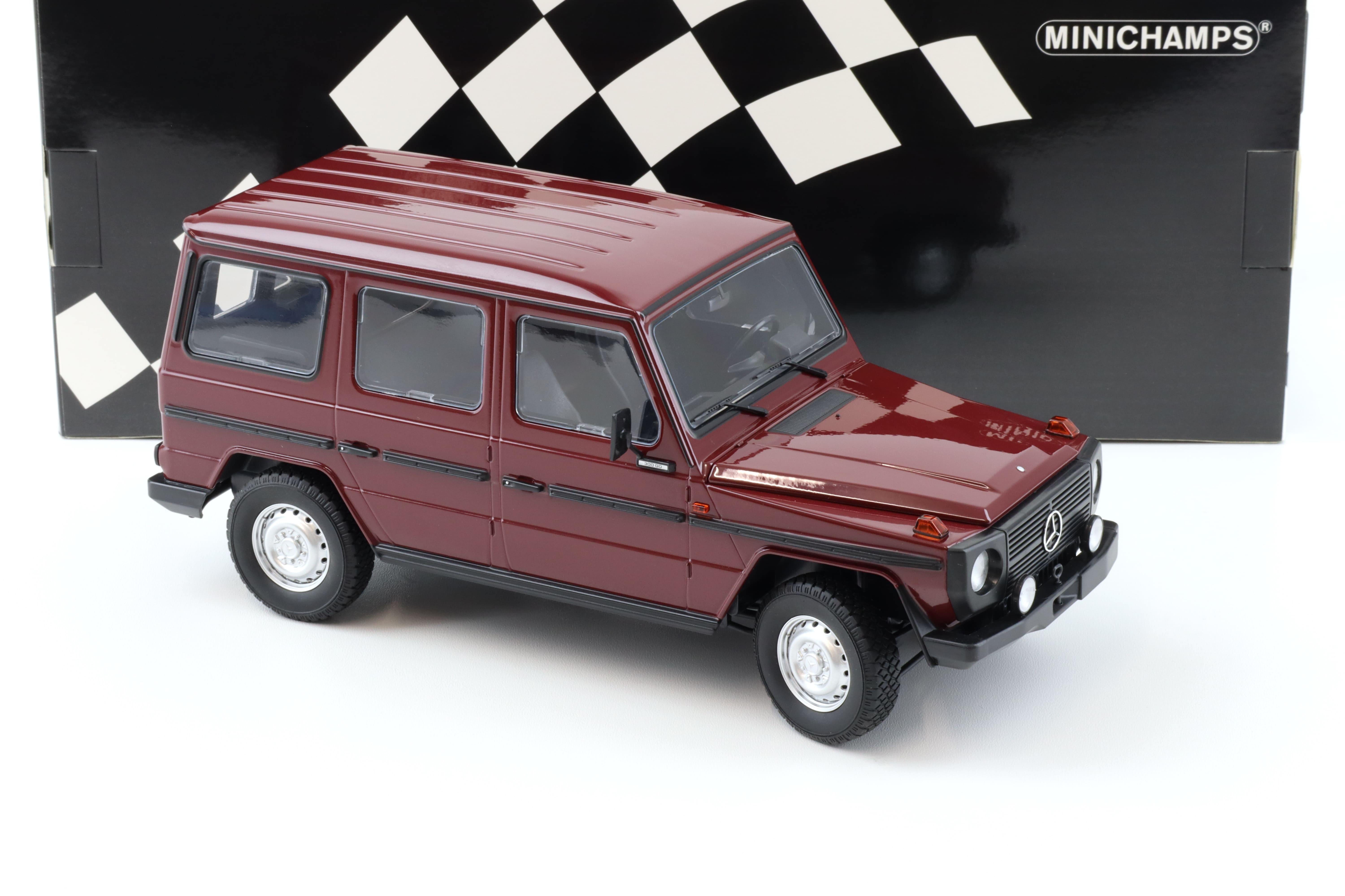 1:18 Minichamps Mercedes G-Klasse 300GD G-Model LWB W460 dark red 1980