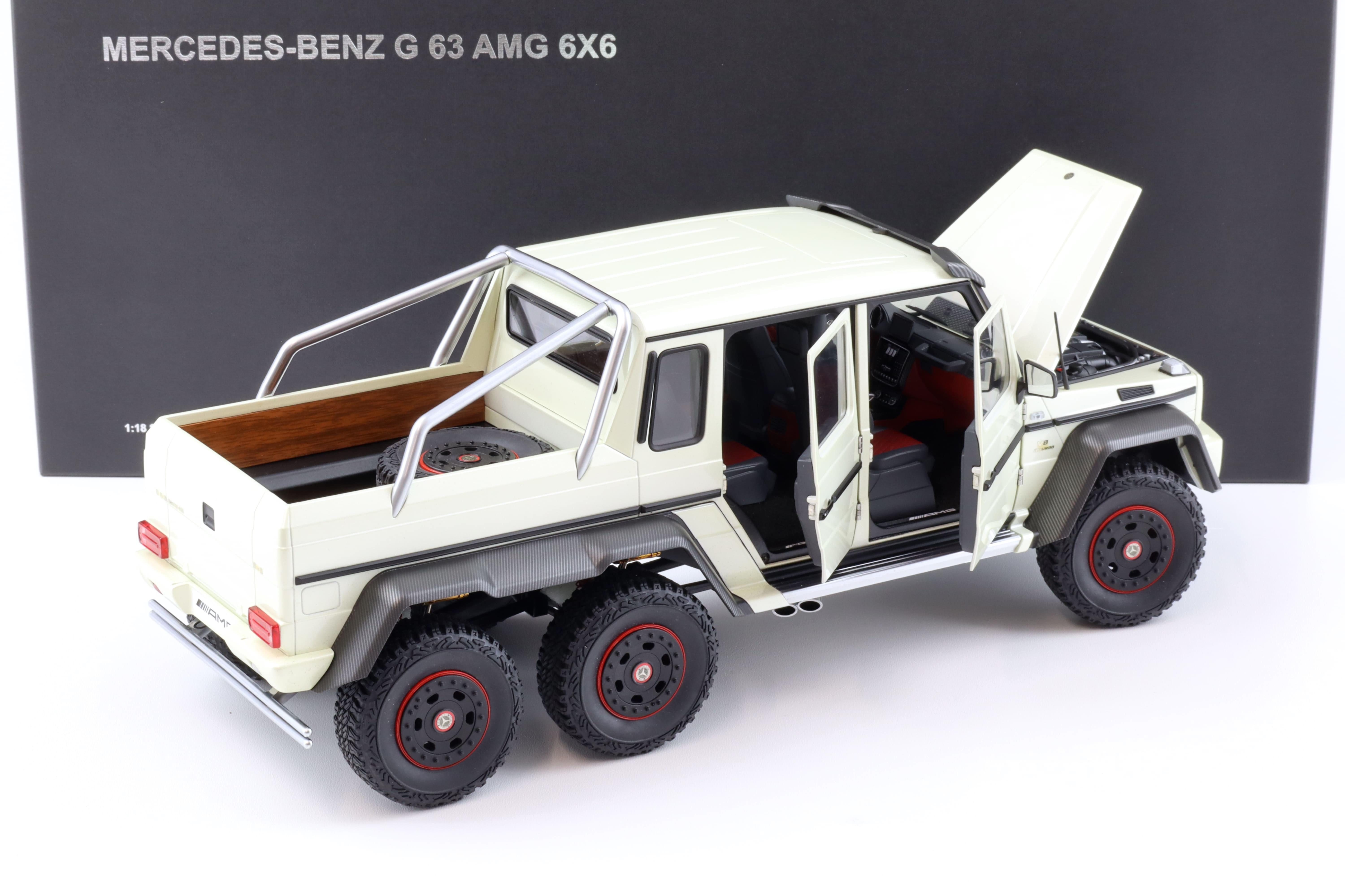 1:18 AUTOart 2013 Mercedes G63 AMG 6x6 Designo Diamond white 76307