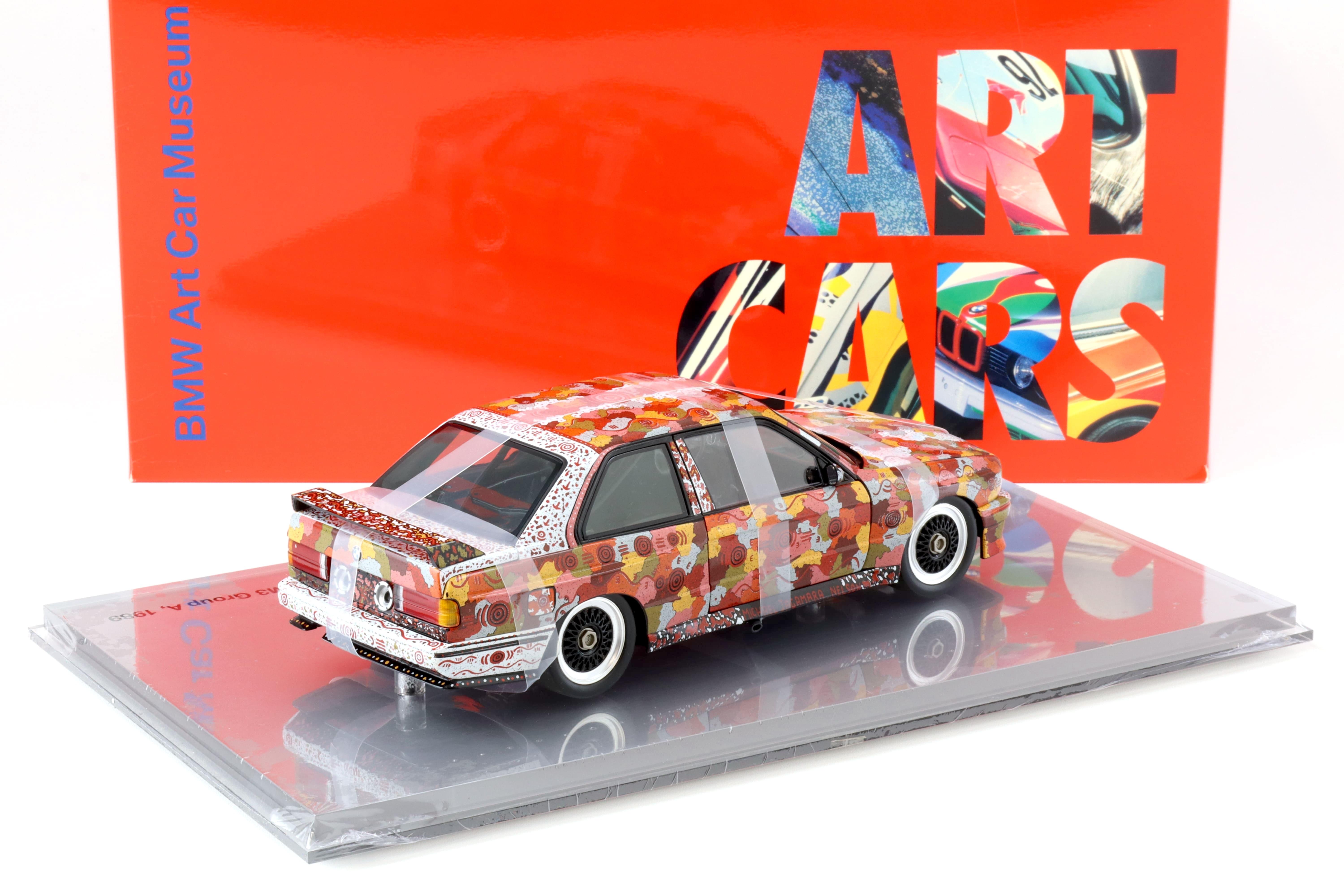 1:18 Minichamps BMW M3 E30 Gruppe A Jagamara Nelson ART CAR DEALER VERSION