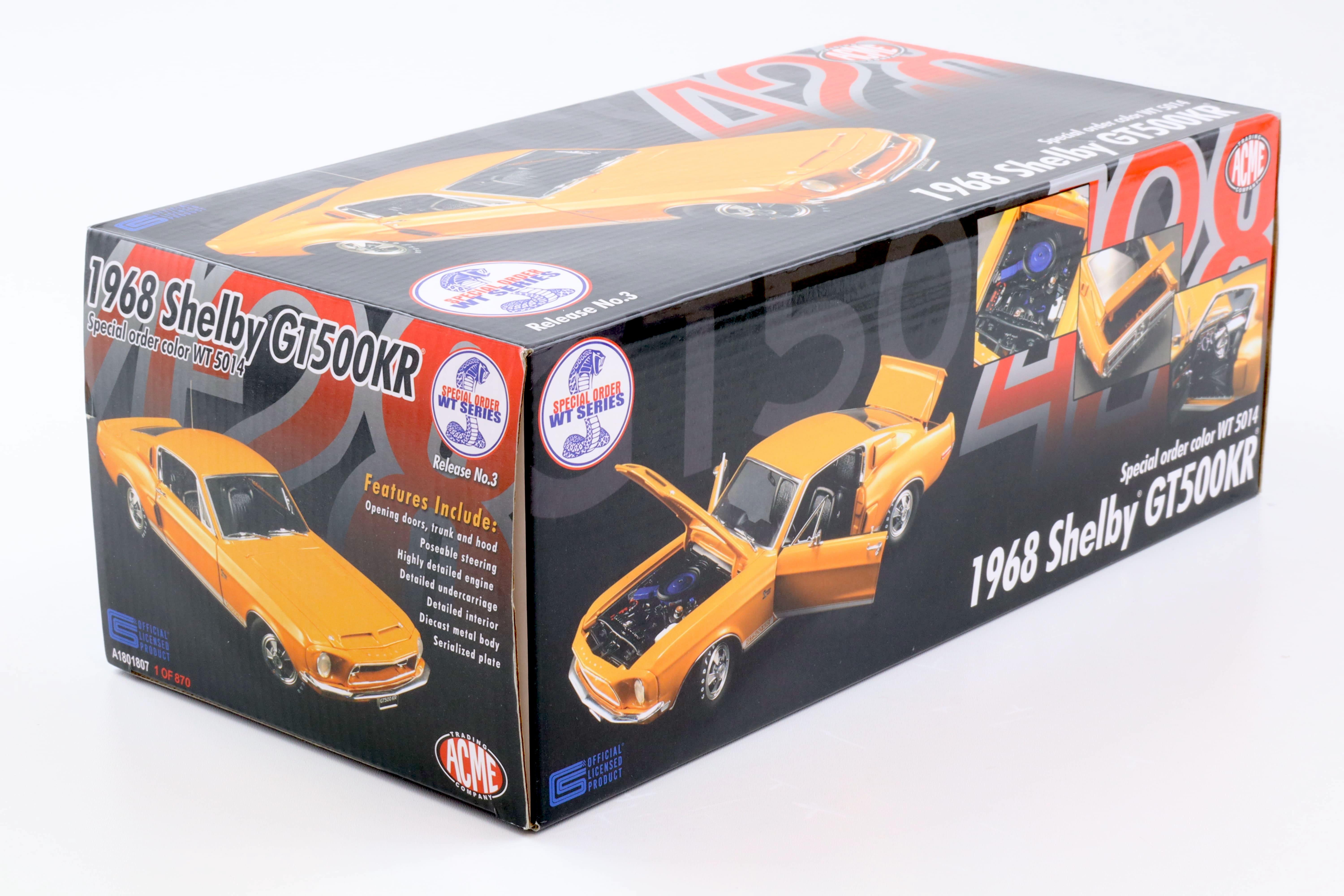 1:18 ACME 1968 Shelby GT500KR orange WT5014 Release No. 3