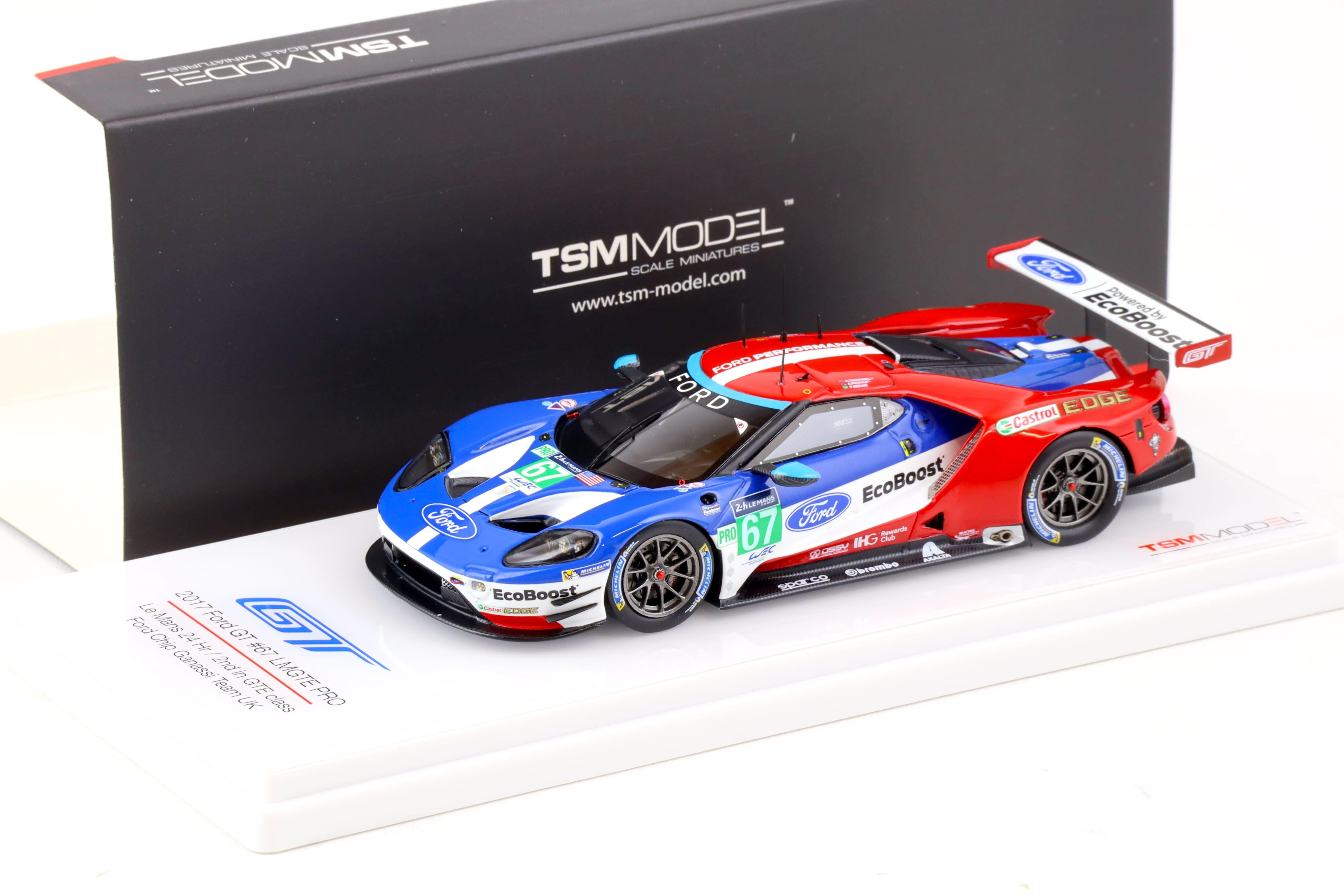 1:43 TSM Model 2017 Ford GT #67 LMGTE PRO 24h Le Mans 2nd in GTE TSM430287