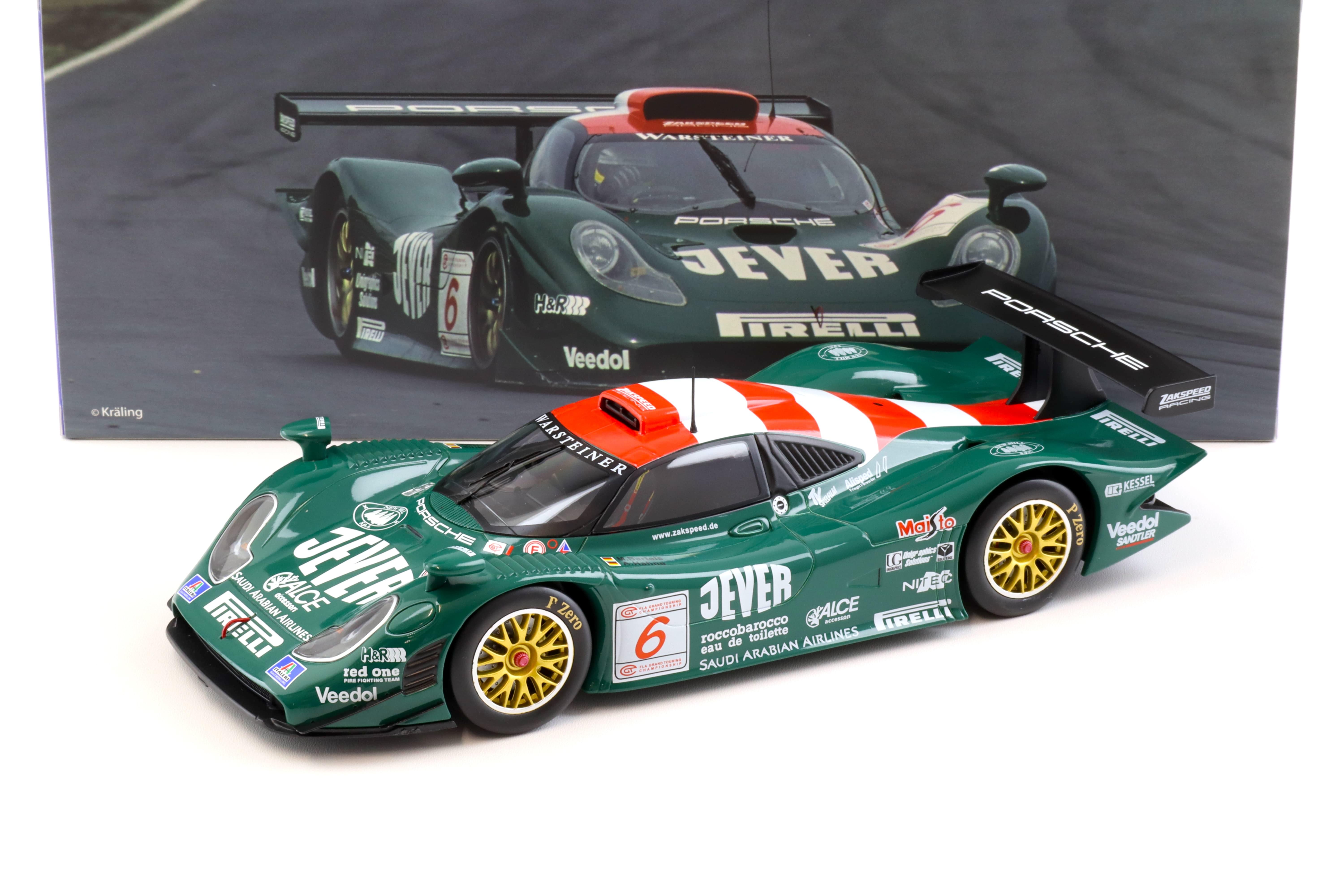 1:18 WERK83 Porsche 911 996 GT1 Bartels/ Hahne #6 FIA GT Silverstone 1998