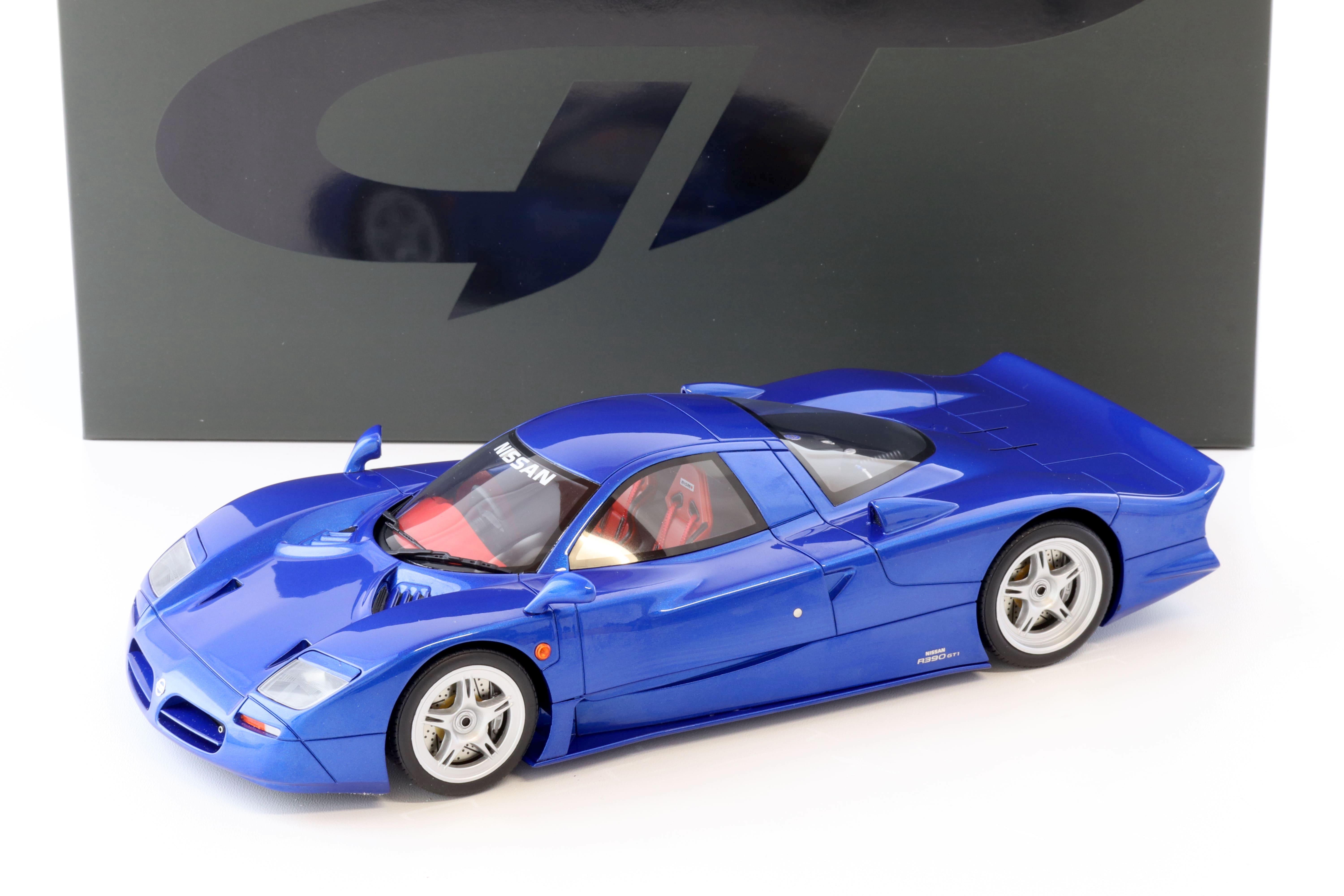 1:18 GT Spirit GT403 Nissan R390 GT1 Road Car blue metallic 1997