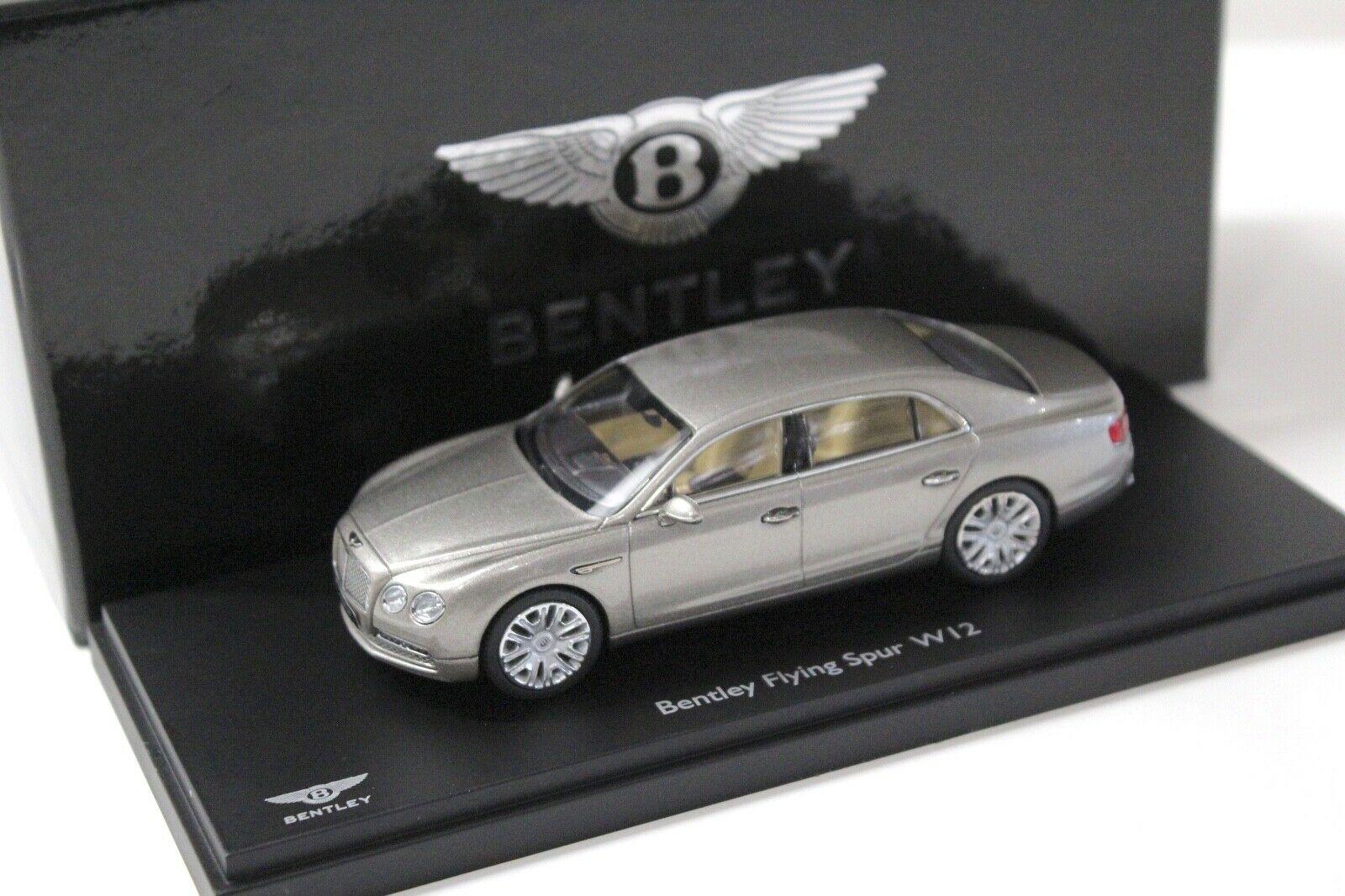 1:43 Kyosho Bentley Flying Spur W12 pearlsilver DEALER VERSION