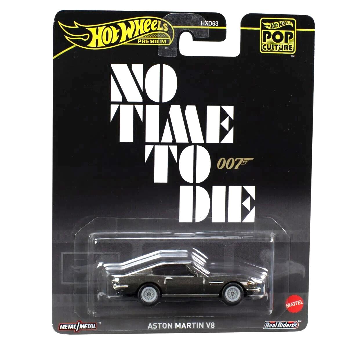 1:64 Hot Wheels Premium 2024 Pop Culture Aston Martin V8 James Bond Not Time to Die