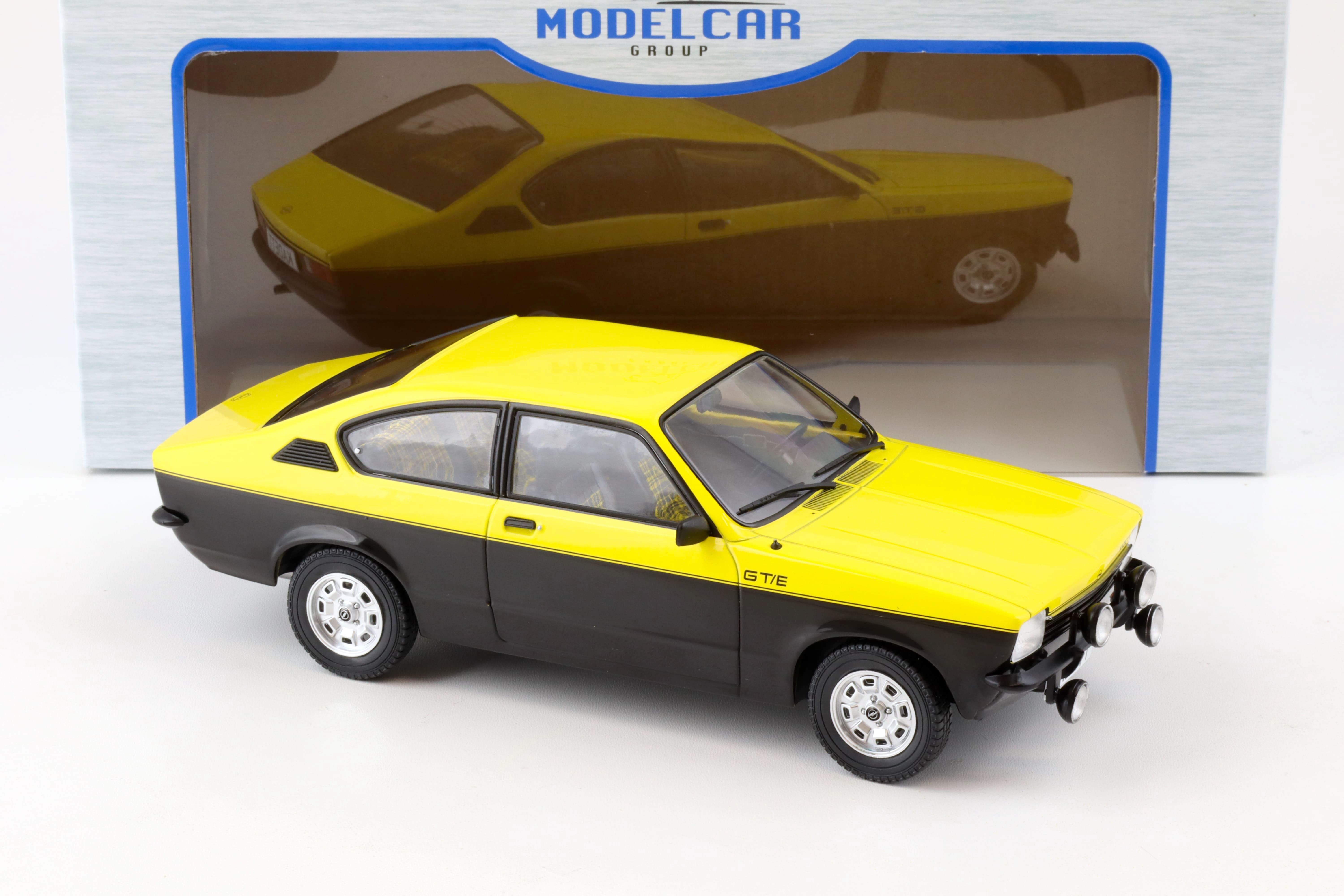 1:18 MCG Opel Kadett C GT/E Coupe yellow/ black 1975