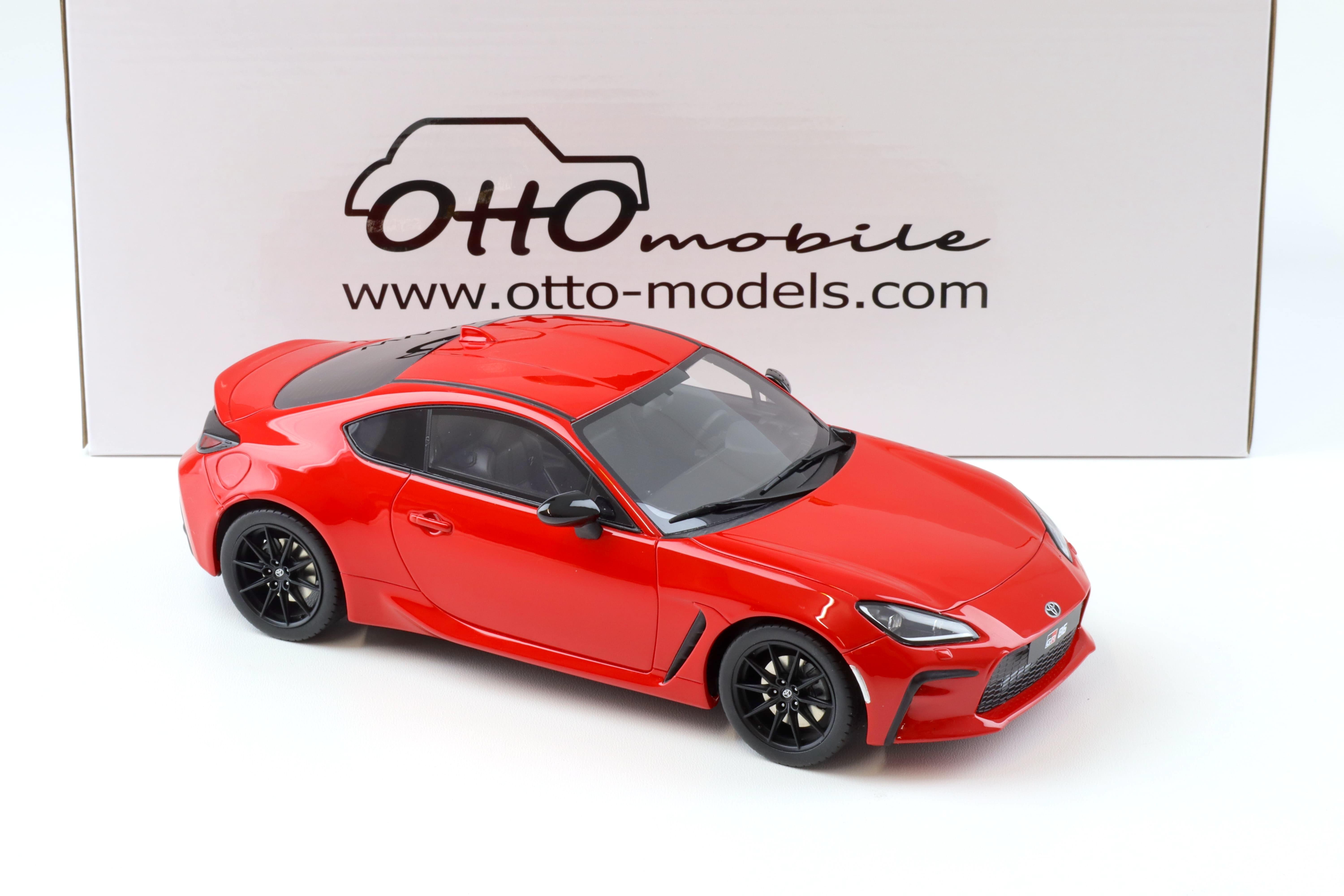 1:18 OTTO mobile OT470 Toyota GR86 Coupe 2022 Flaming red