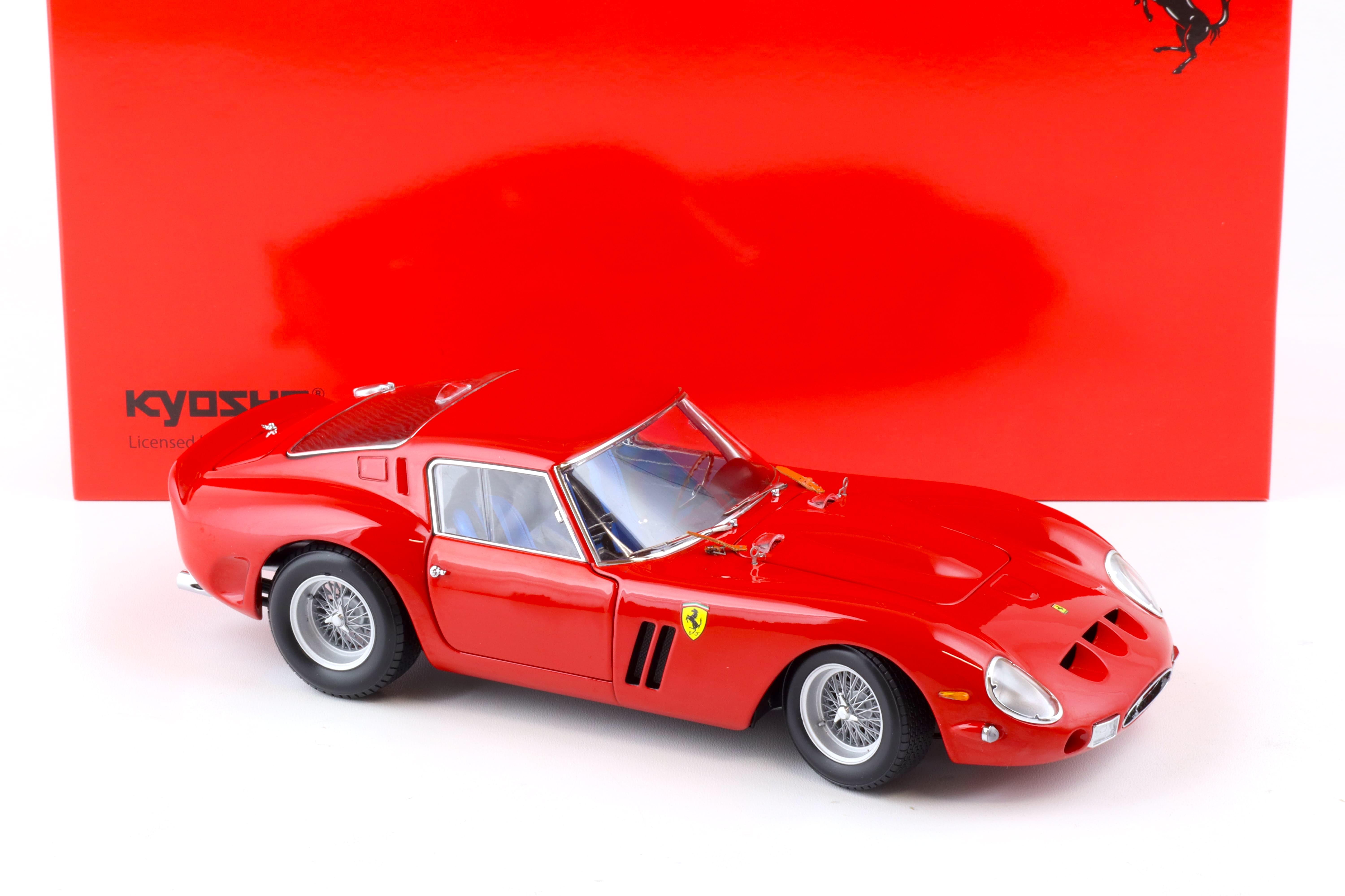 1:18 Kyosho Ferrari 250 GTO Coupe 1962 red 08438R Diecast/ openings
