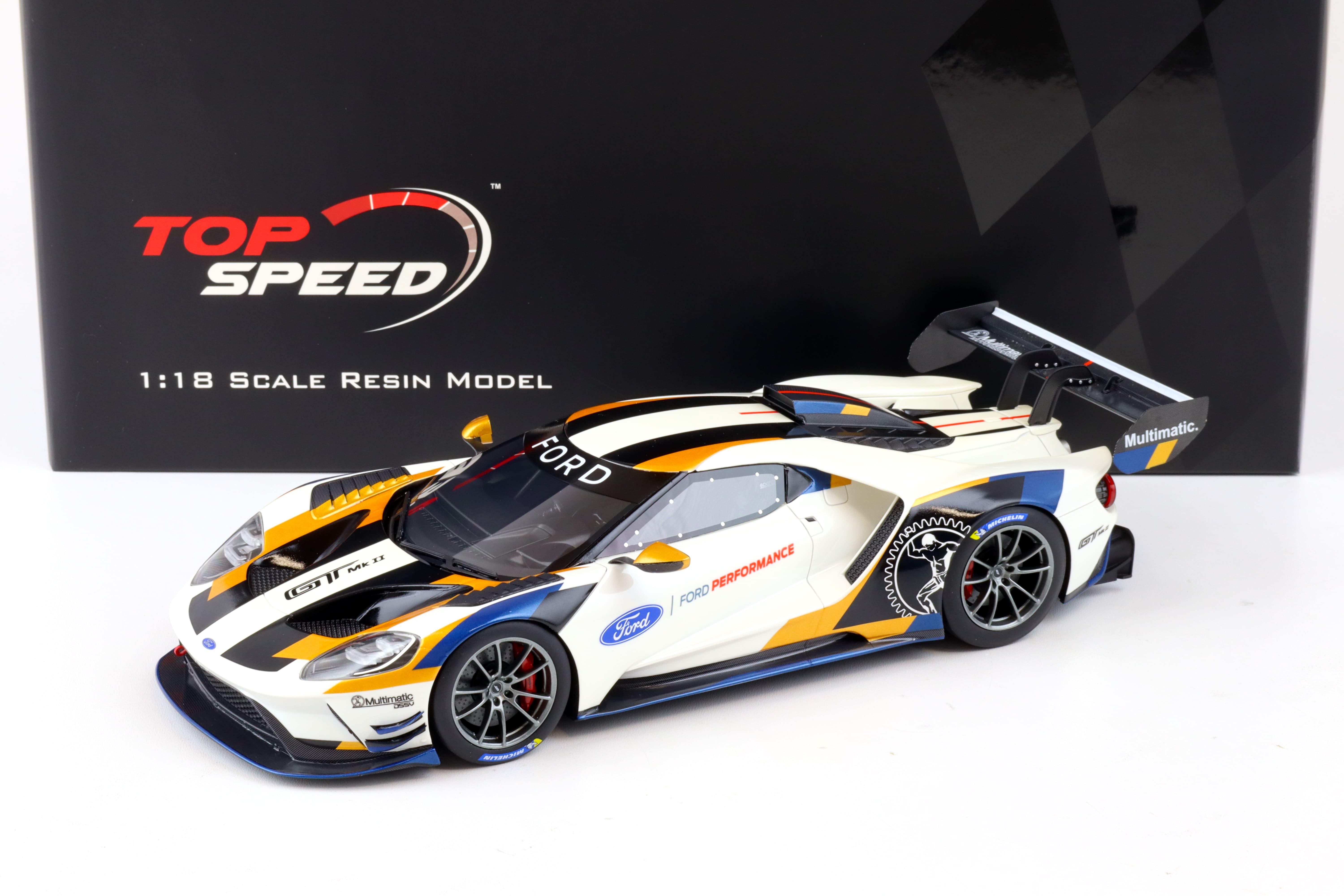 1:18 Top Speed Ford GT MK II 2019 Pebble Beach Concours D'elegance TS0268