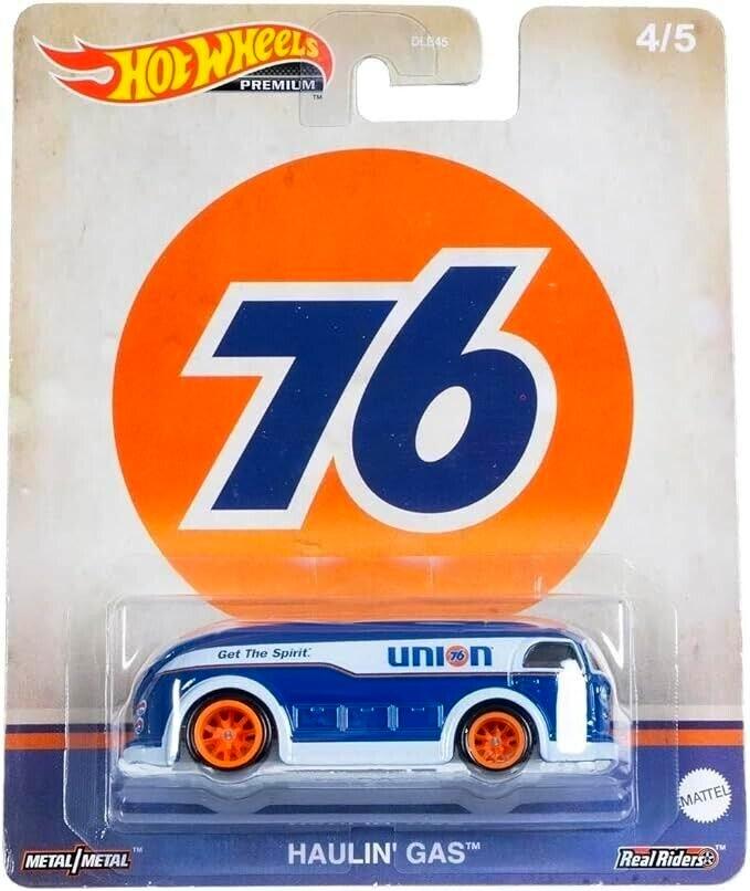 1:64 Hot Wheels Premium 2023 Pop Culture 979U Haulin Gas UNION 76 blue