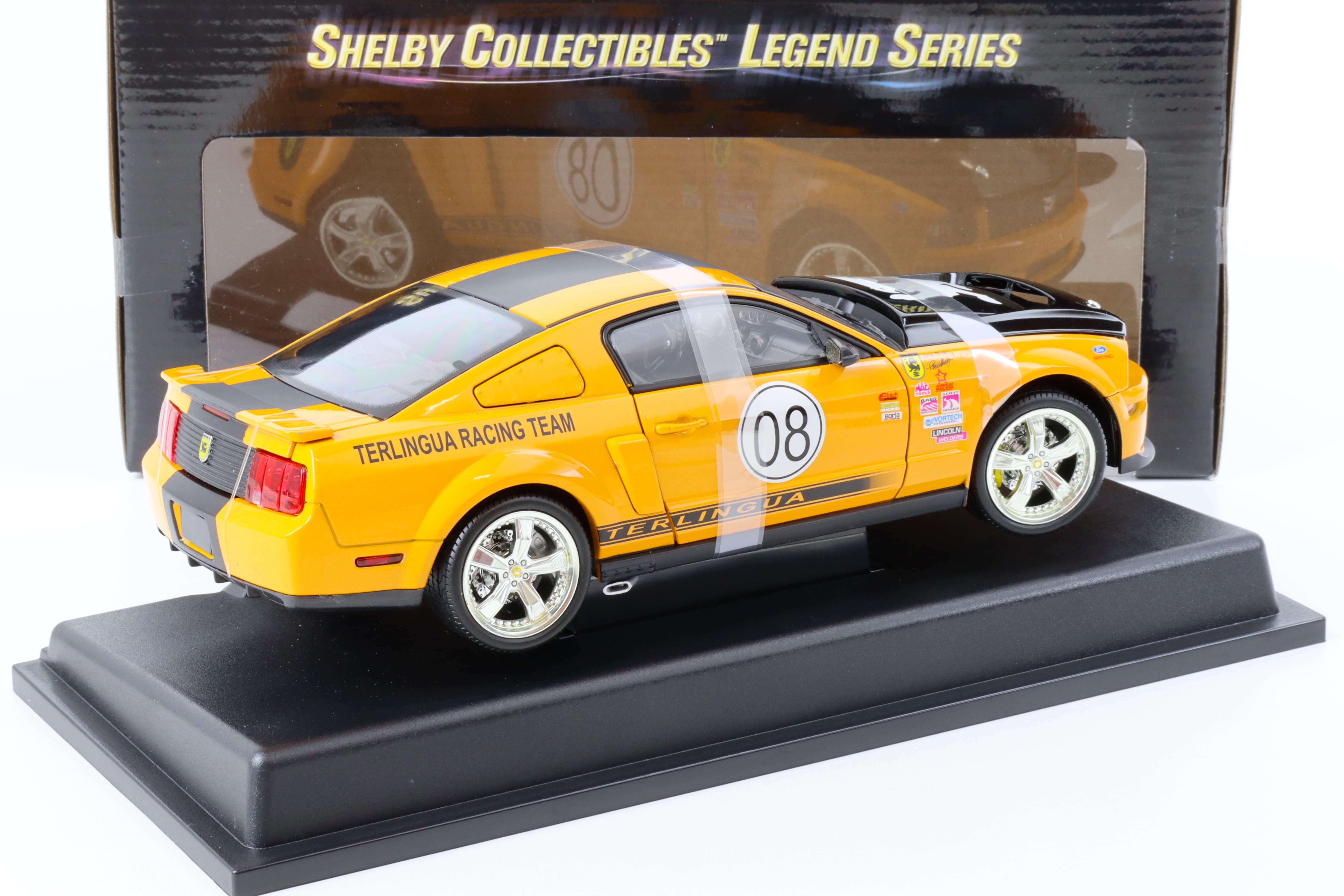 1:18 Shelby Collectibles 2008 Shelby Mustang TERLINGUA #08 grabber orange/ black