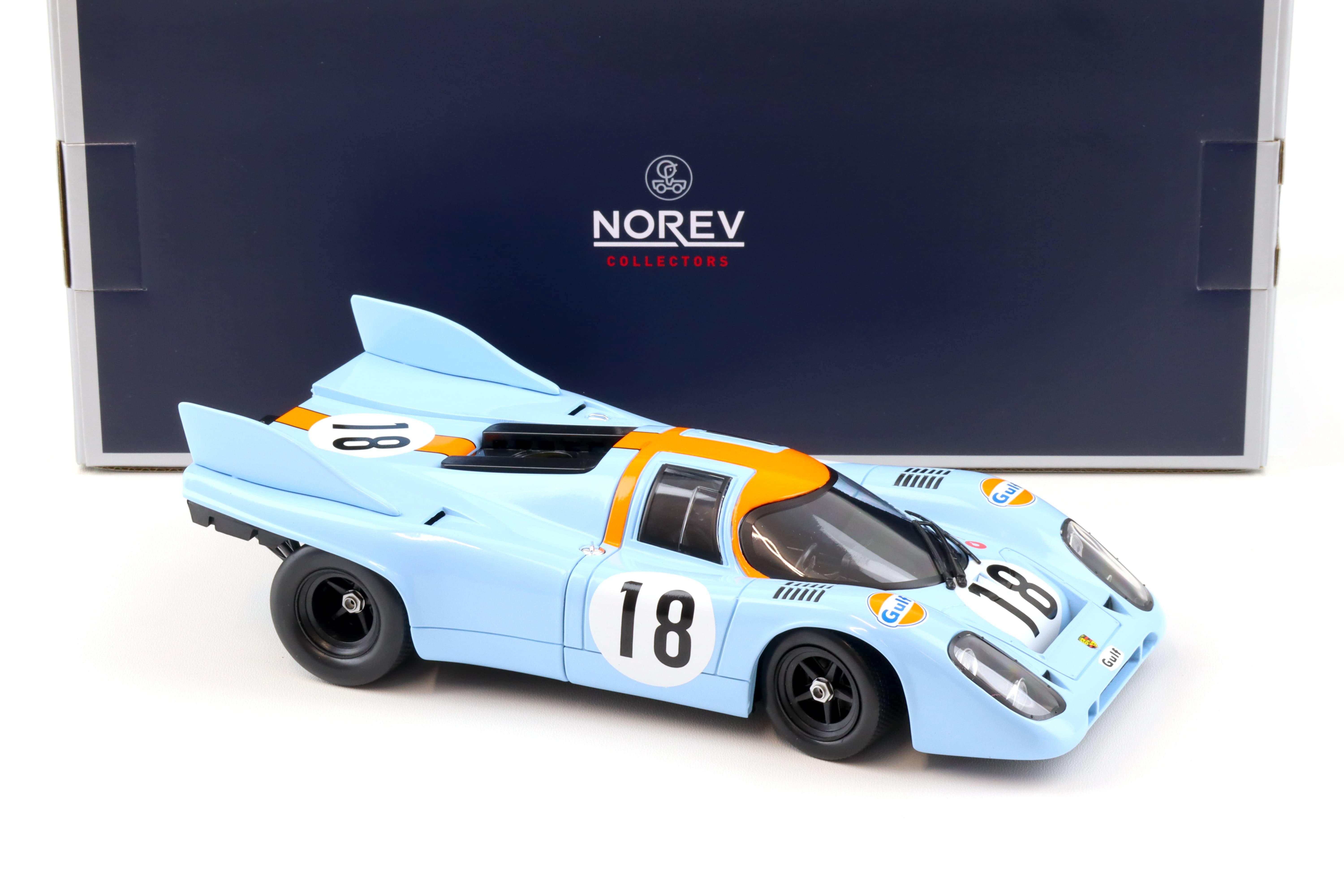 1:18 Norev Porsche 917K 24h Le Mans 1971 Training Siffert/ Bell #1 GULF