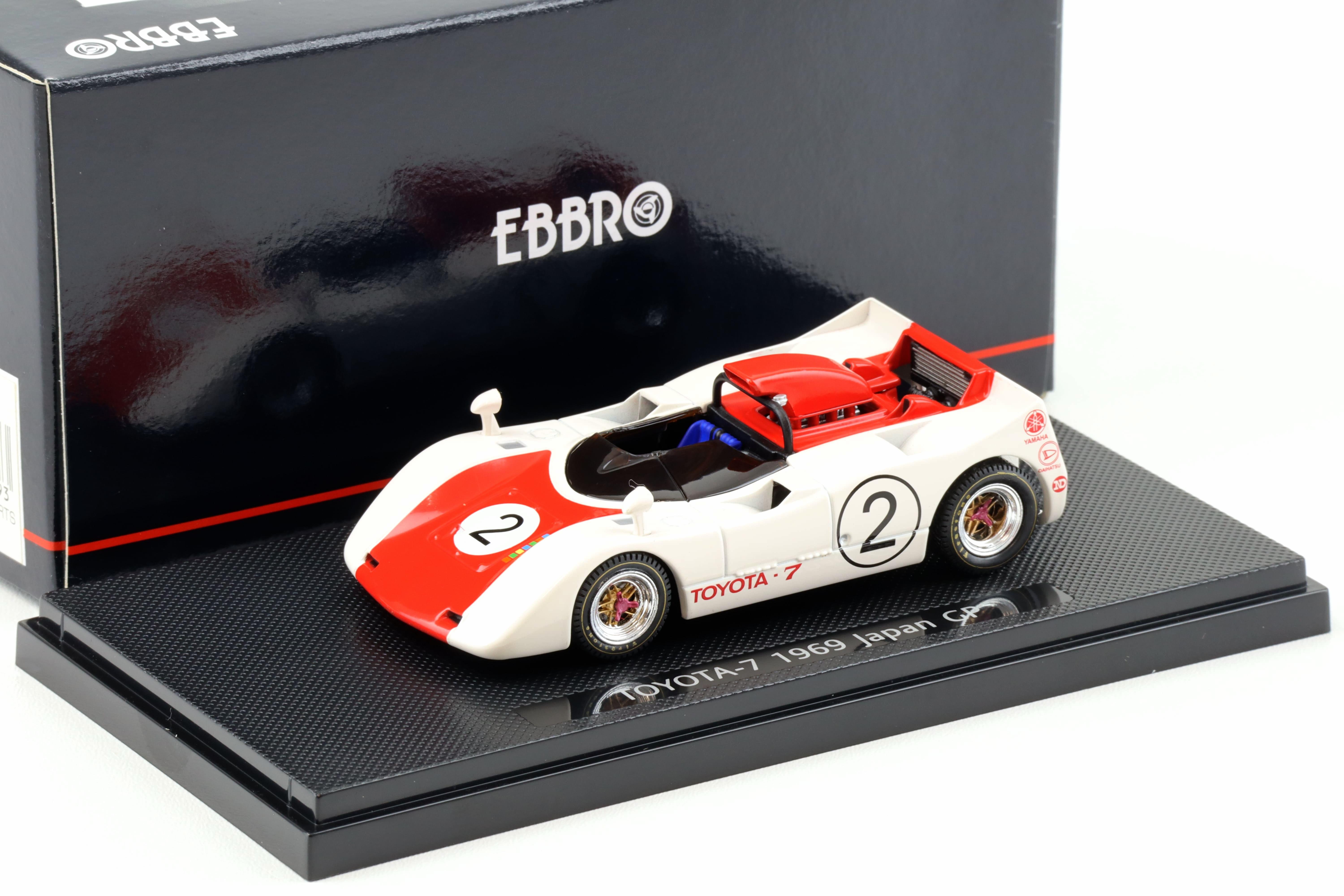 1:43 Ebbro Toyota 7 Japan GP 1969 #2 white/ red