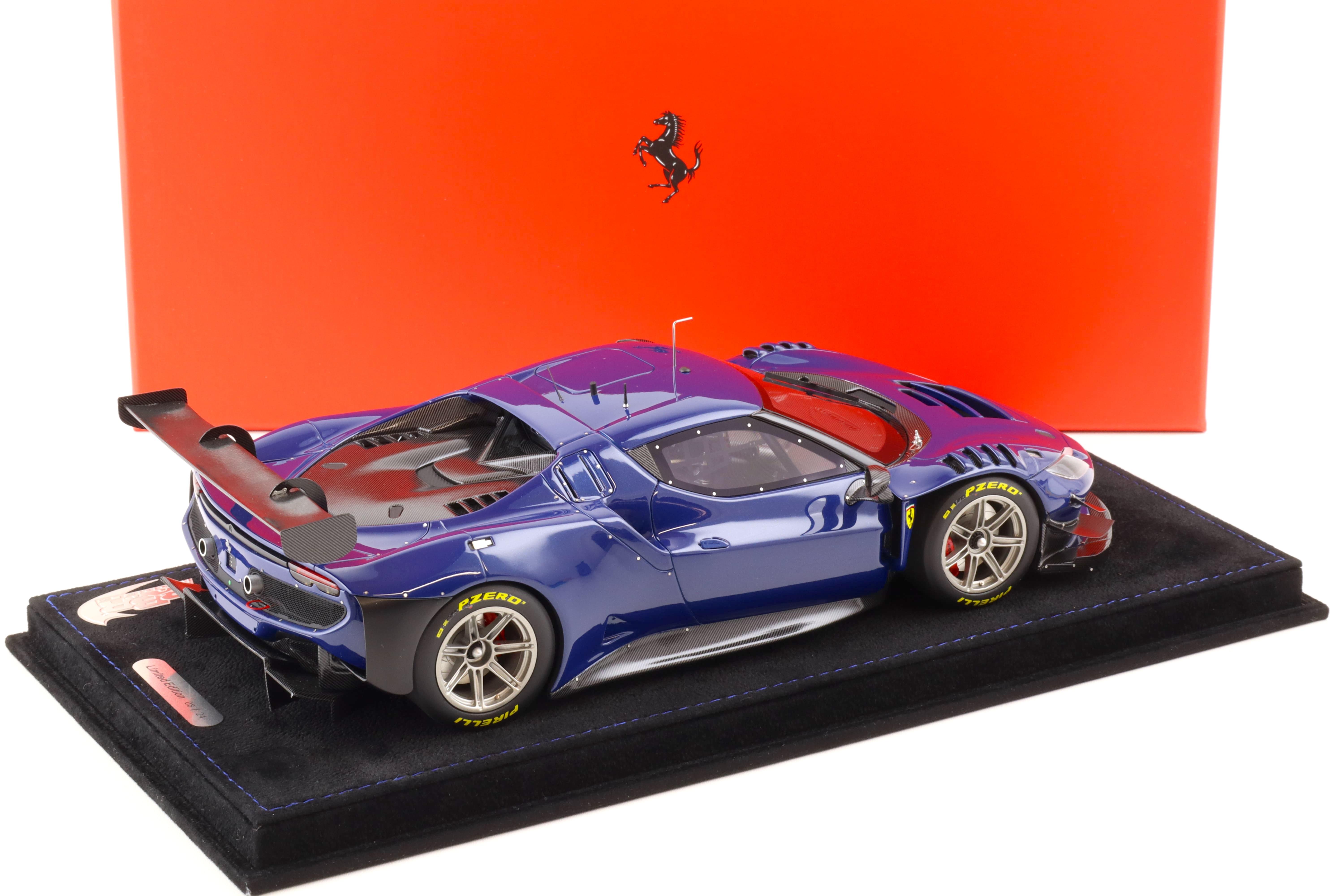 1:18 BBR Ferrari 296 GT3 Blu Elettrico blue 2022 - Limited 24 pcs.