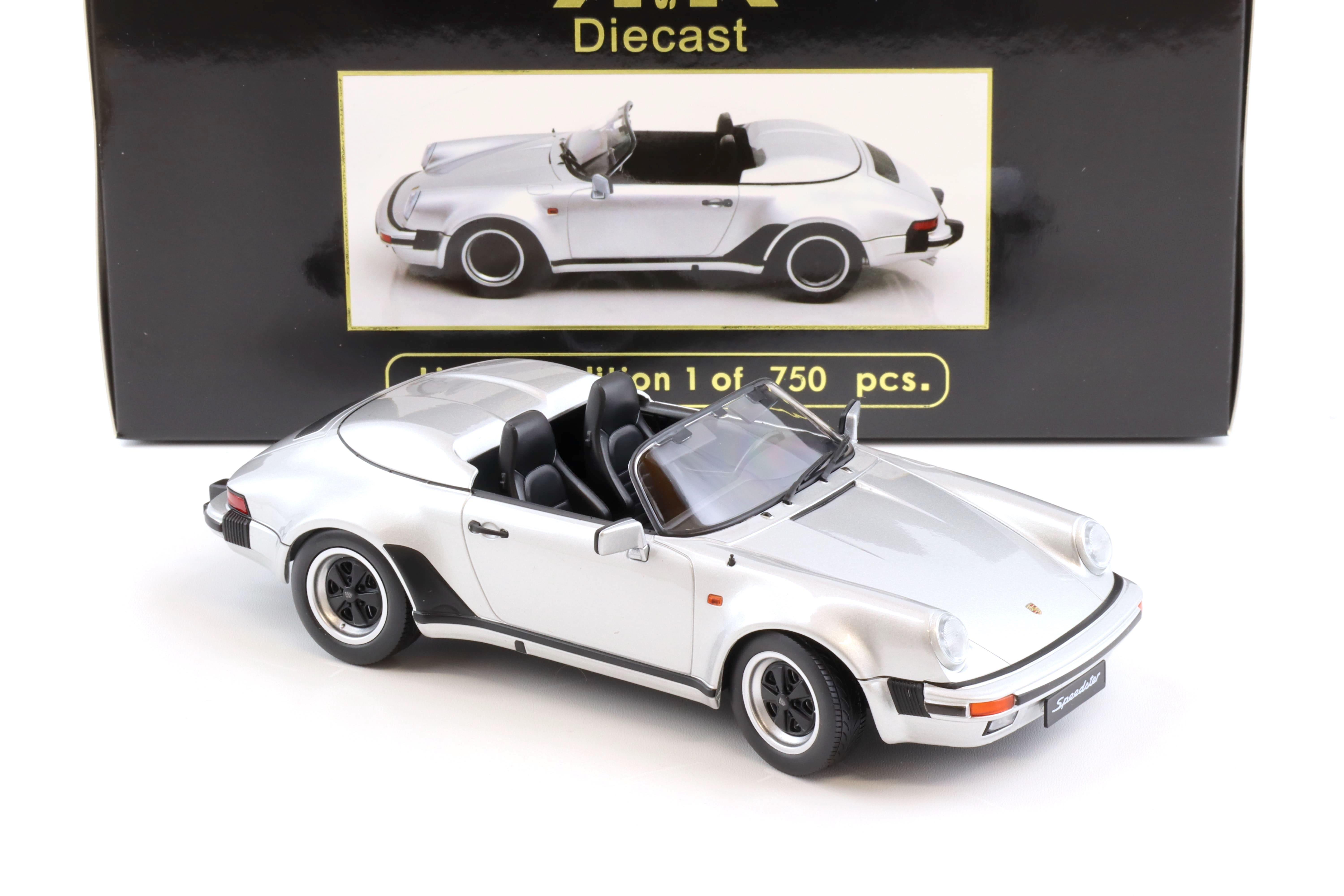 1:18 KK-Scale Porsche 911 Speedster 1989 silver