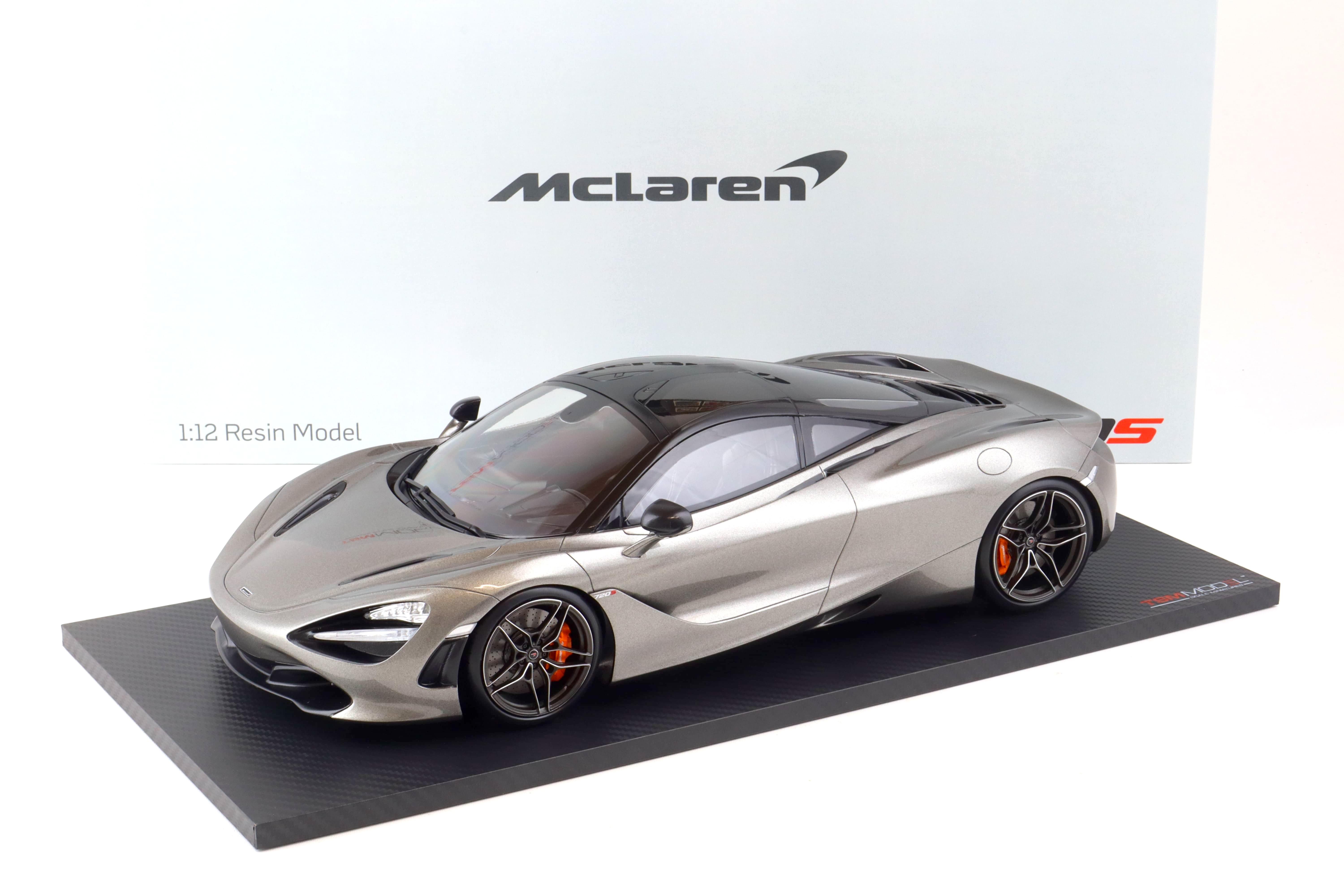 1:12 TSM Model McLaren 720S Coupe Blade silver/ black TSM120003