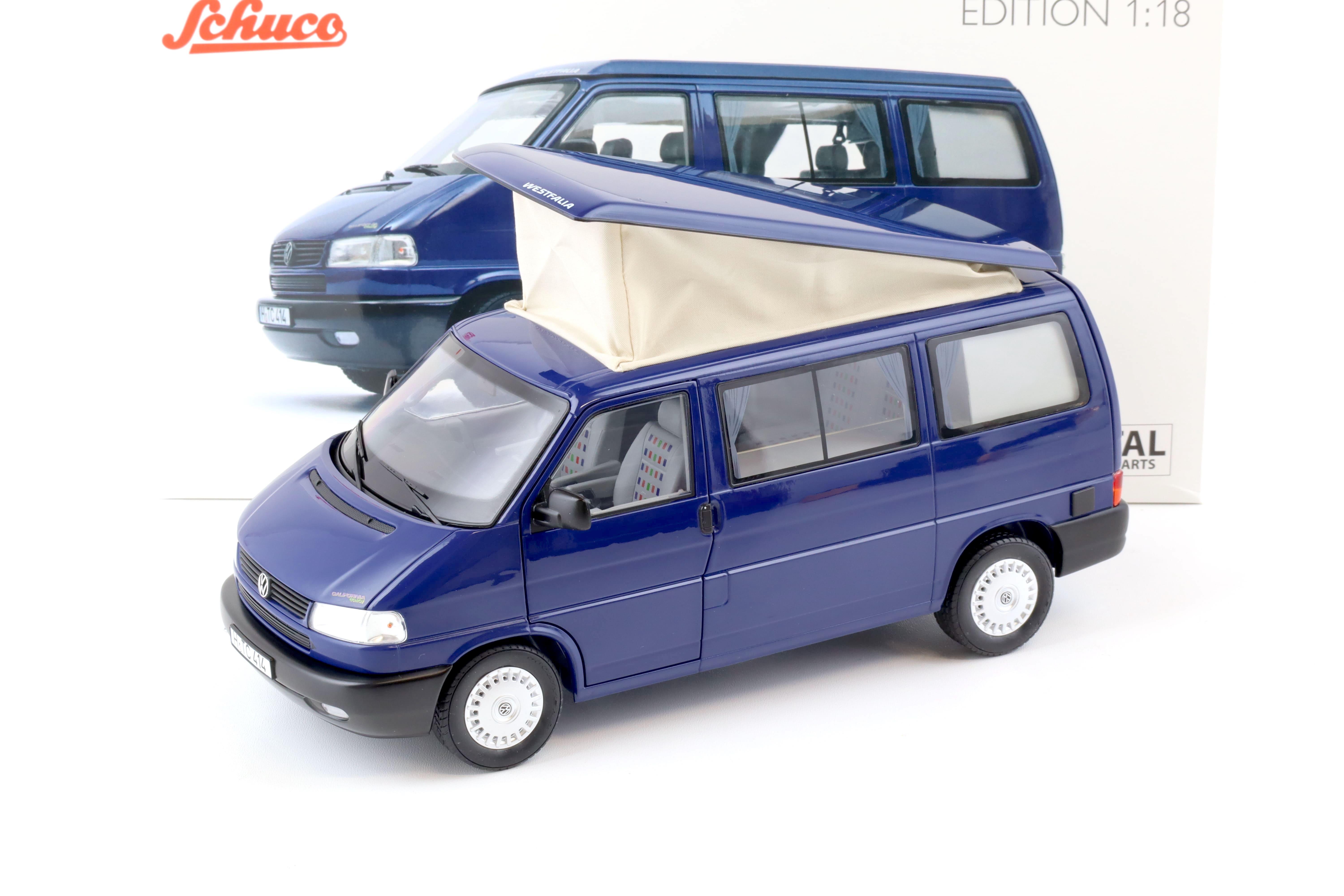 1:18 Schuco VW T4b California Coach Westfalia Camper Bus Indien blue 450042100