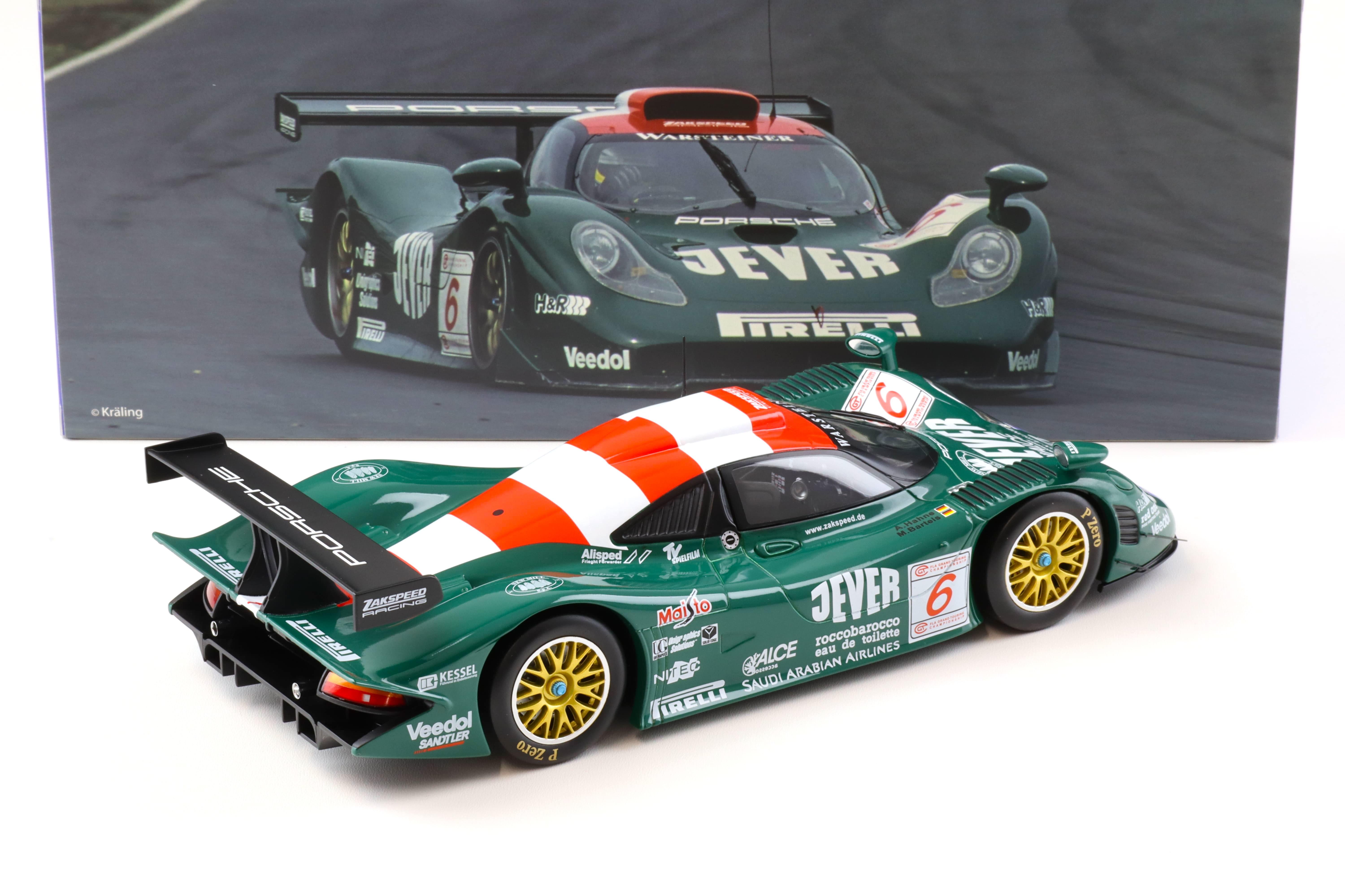 1:18 WERK83 Porsche 911 996 GT1 Bartels/ Hahne #6 FIA GT Silverstone 1998