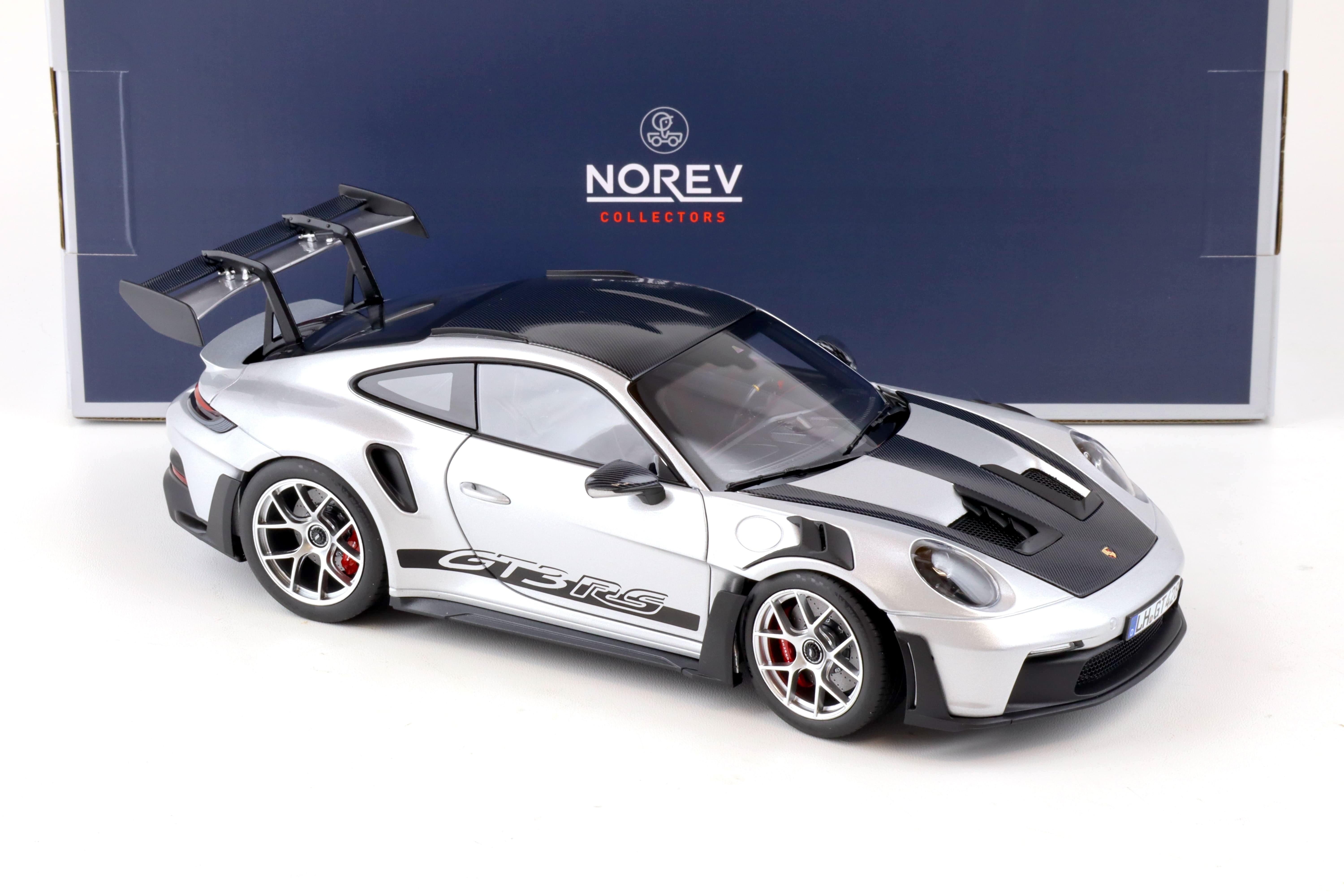1:18 Norev Porsche 911 (992) GT3 RS Weissach Package 2022 GT silver metallic 187366