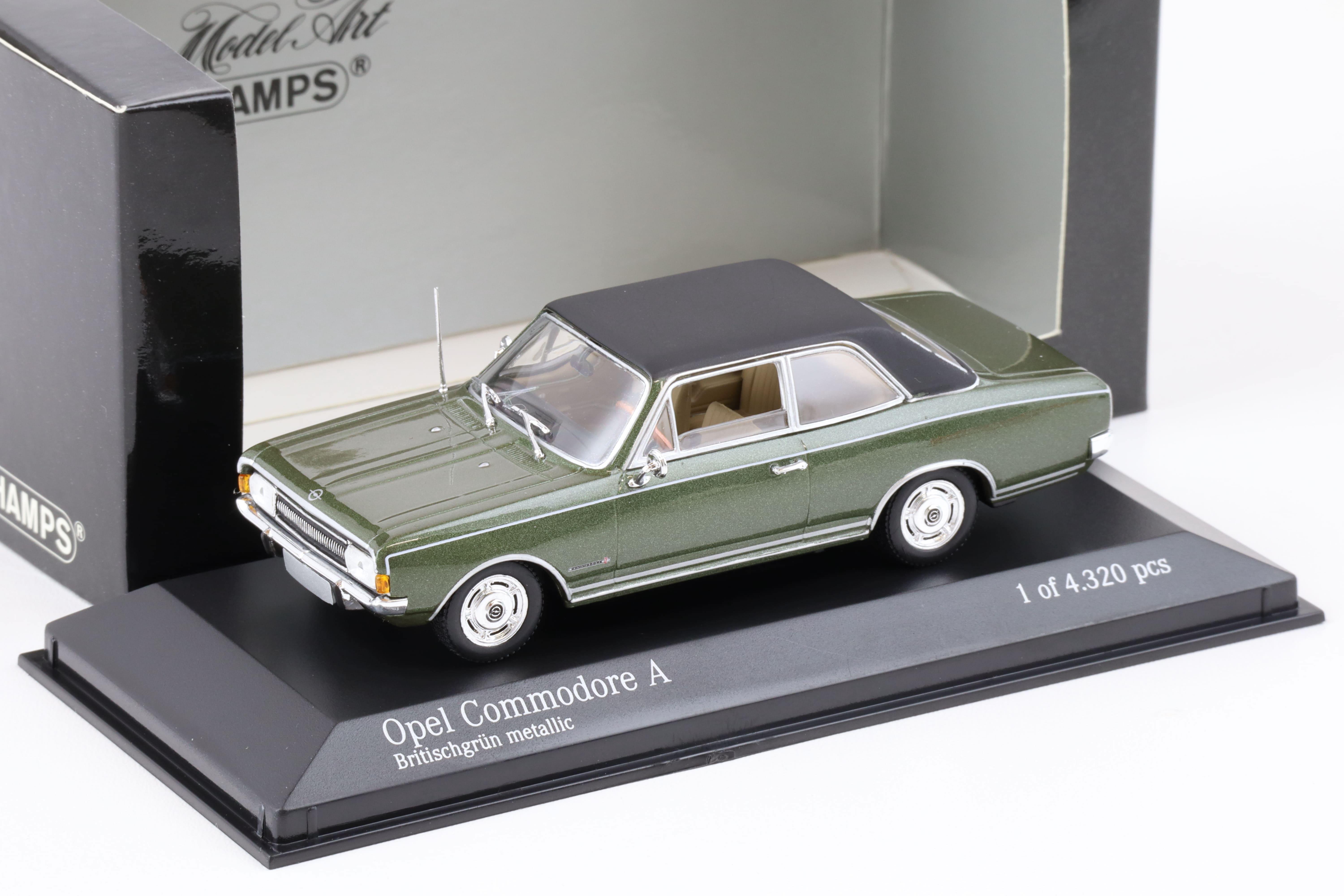 1:43 Minichamps Opel Commodore A 1966 British green metallic