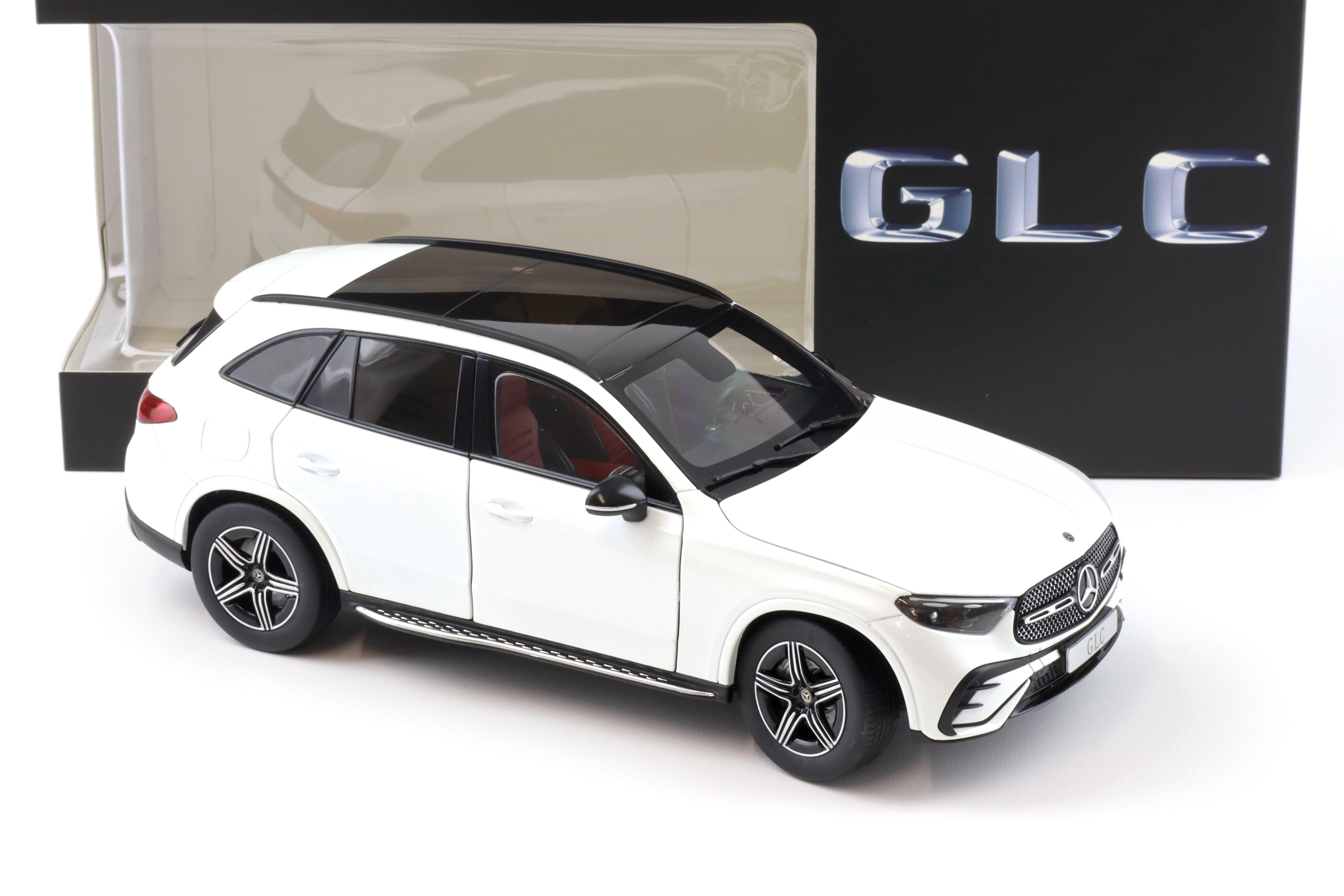 1:18 iScale Mercedes GLC AMG Line X254 SUV 2024 opalithe white bright DEALER VERSION