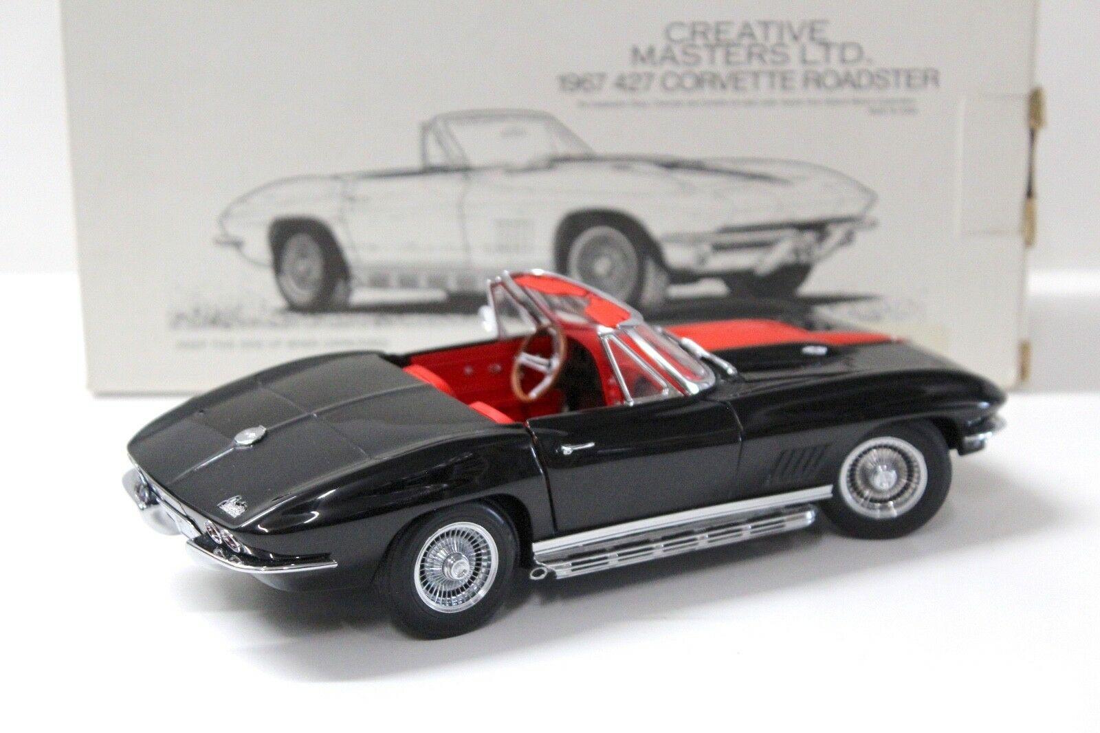 1:20 Creative Masters Chevrolet Corvette 427 Roadster black/ red