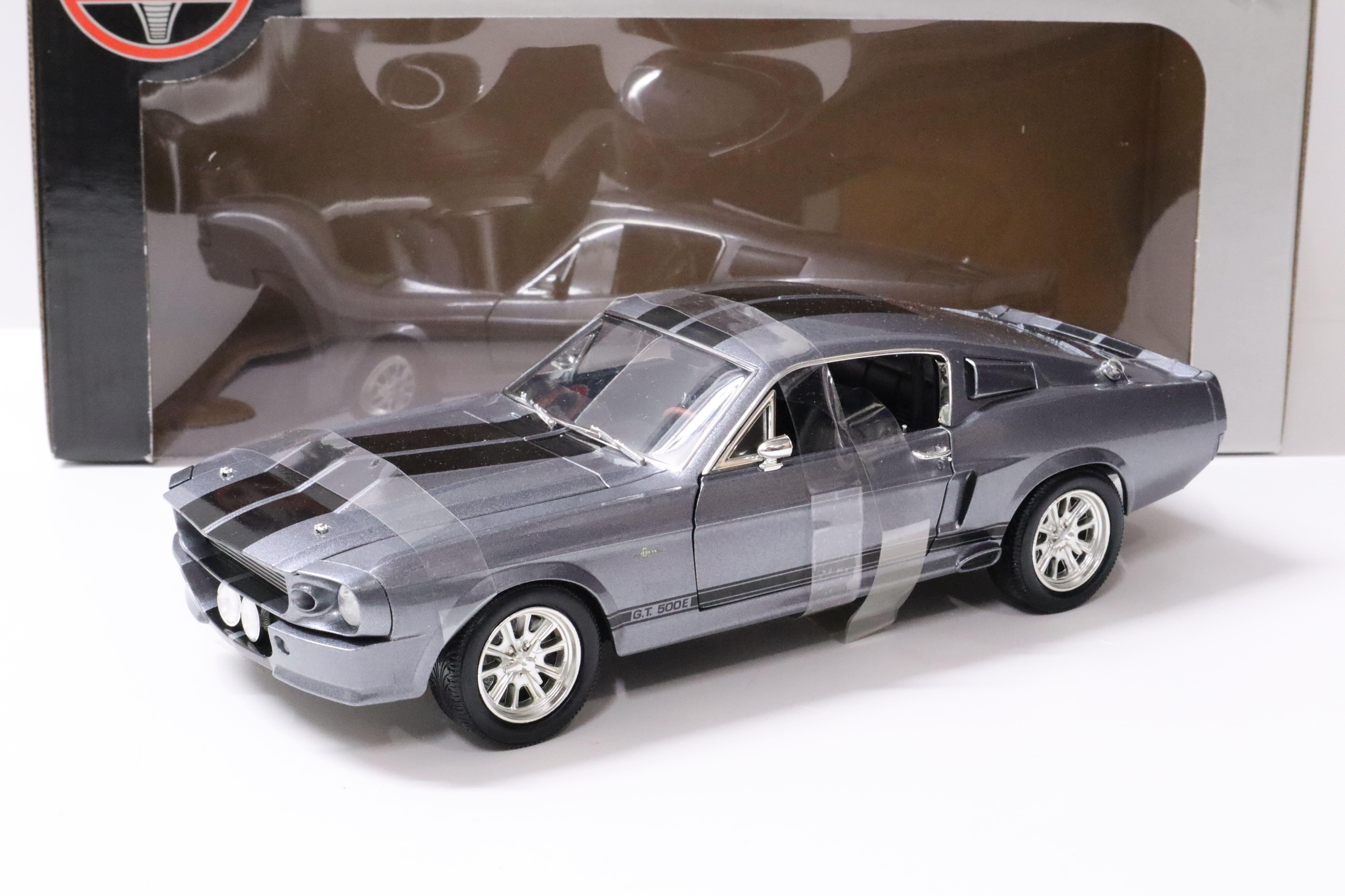 1:18 Shelby Collectibles 1967 Shelby GT 500E ELEANOR grey metallic/ black stripes