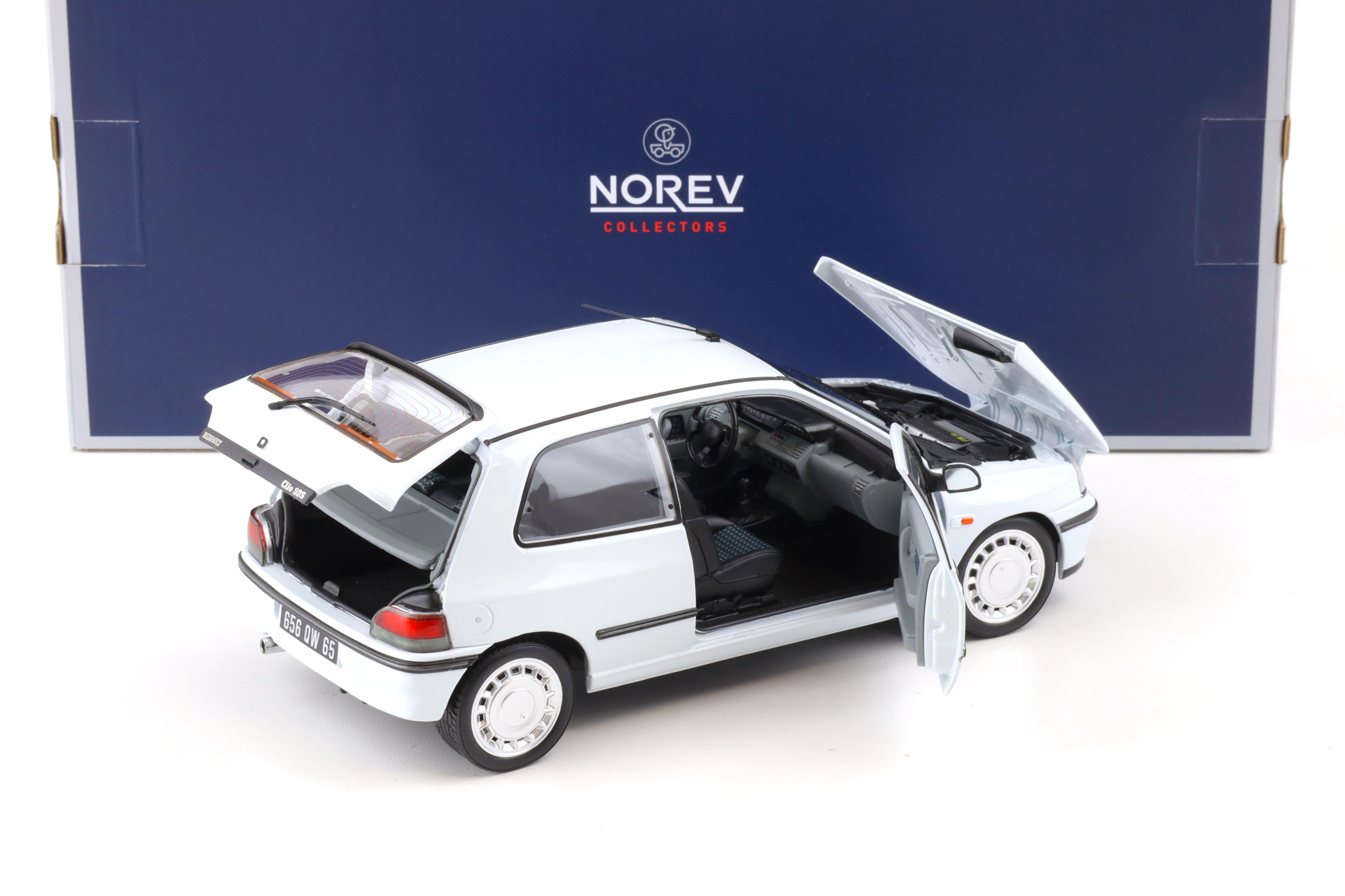 1:18 Norev Renault Clio 16S Glacier white 1991