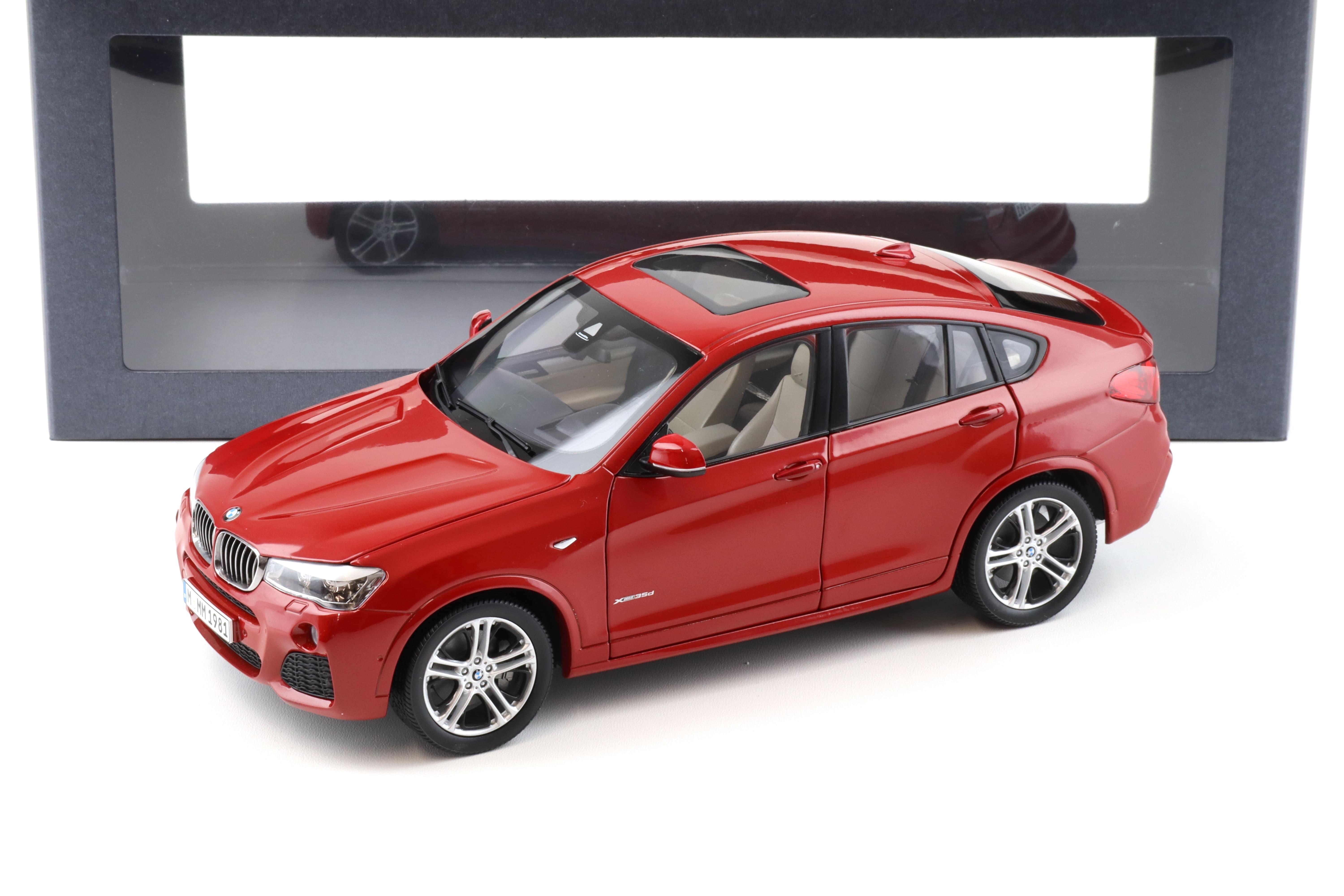 1:18 Paragon 2014 BMW X4 F26 Melbourne red DEALER VERSION